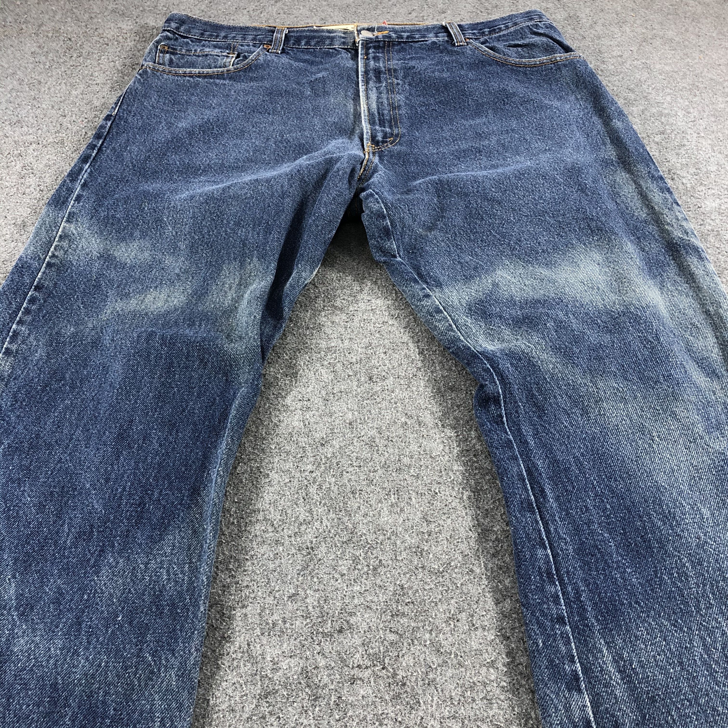 Levi's Vintage 90s Stone Wash Levis 517 Flare Jeans-J1237 Size US 39 - 3 Thumbnail