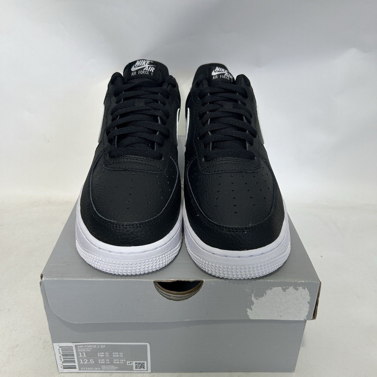 Nike Nike Air Force 1 '07 Shoes “Black White” CT2302-002 Size US 11 / EU 44 - 2 Thumbnail