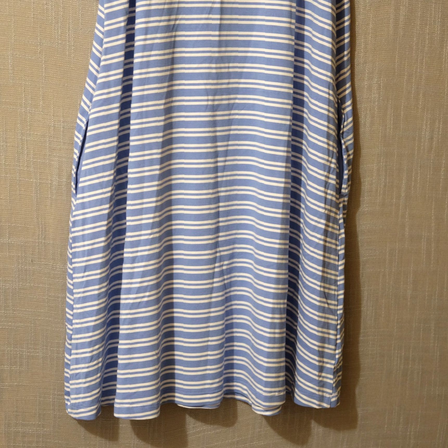 Vintage VINTAGE Time and Tru Shirt Dress Womens S Blue/White Striped Sleeveless Tank Dress Casual Size S / US 4 / IT 40 - 7 Thumbnail