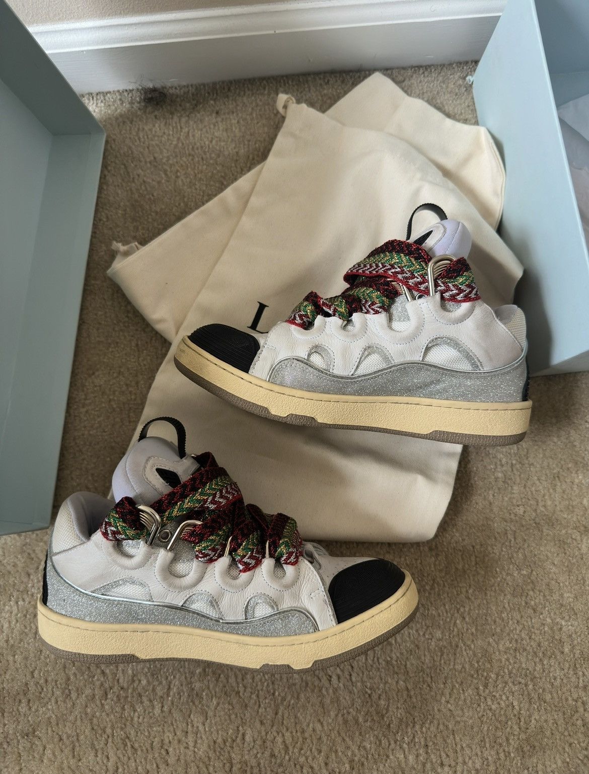 Lanvin Glitter lanvincurb sneakers Size US 8 / EU 41 - 2 Thumbnail