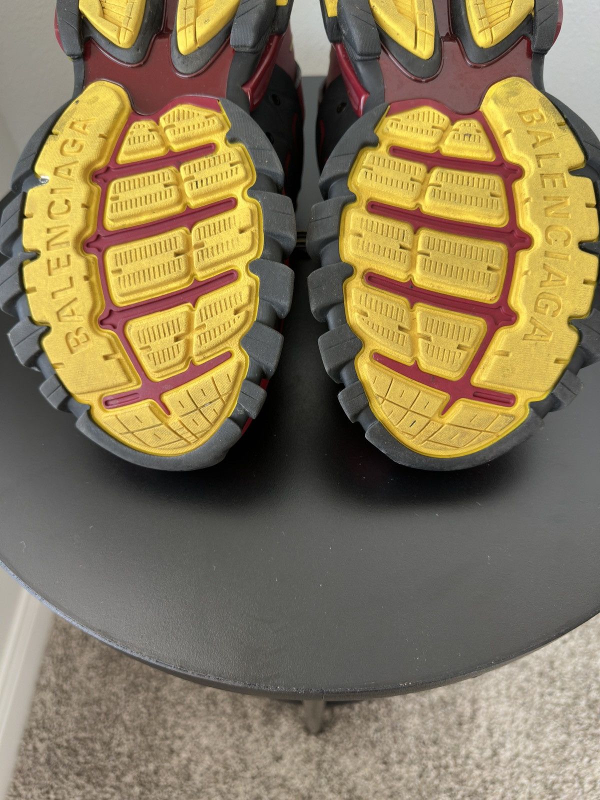 Balenciaga Balenciaga Track 1 Bordeaux/Red/Yellow Size US 9 / EU 42 - 9 Thumbnail