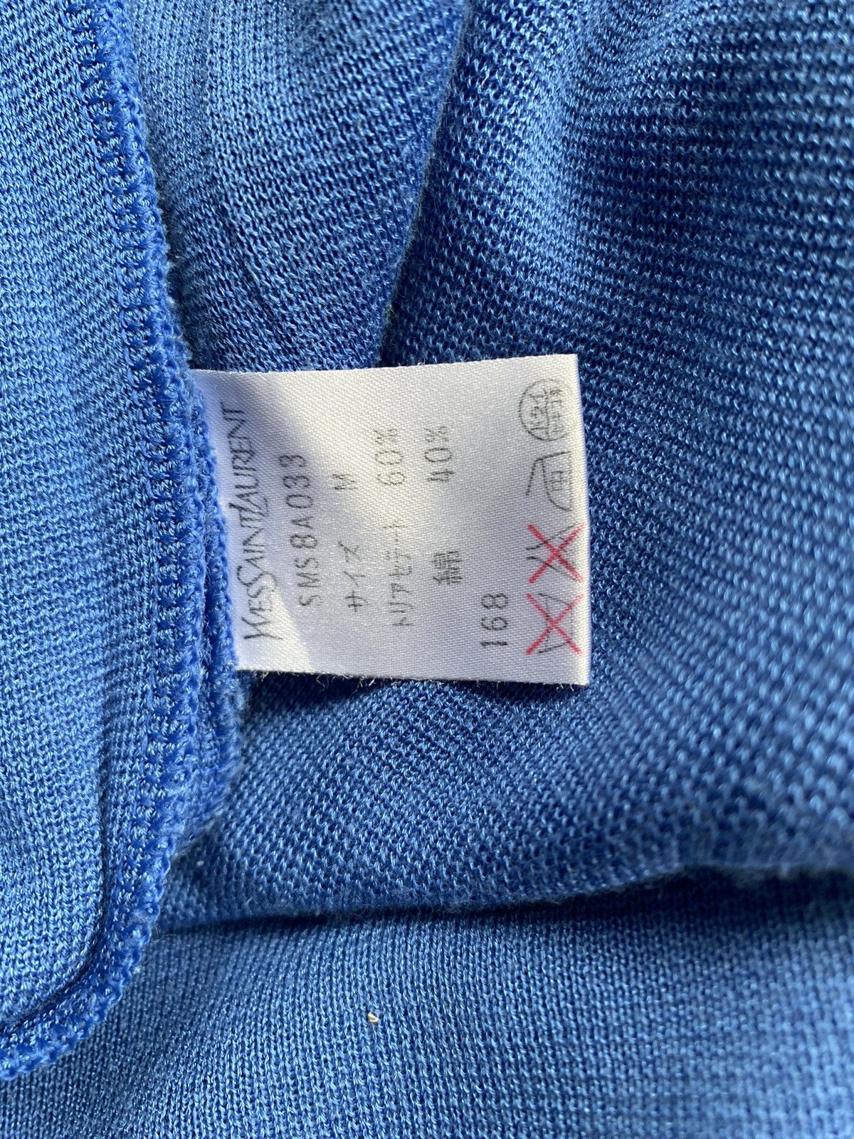 Yves Saint Laurent Yves Saint Laurent vintage knitted blue dress Size ONE SIZE - 6 Thumbnail