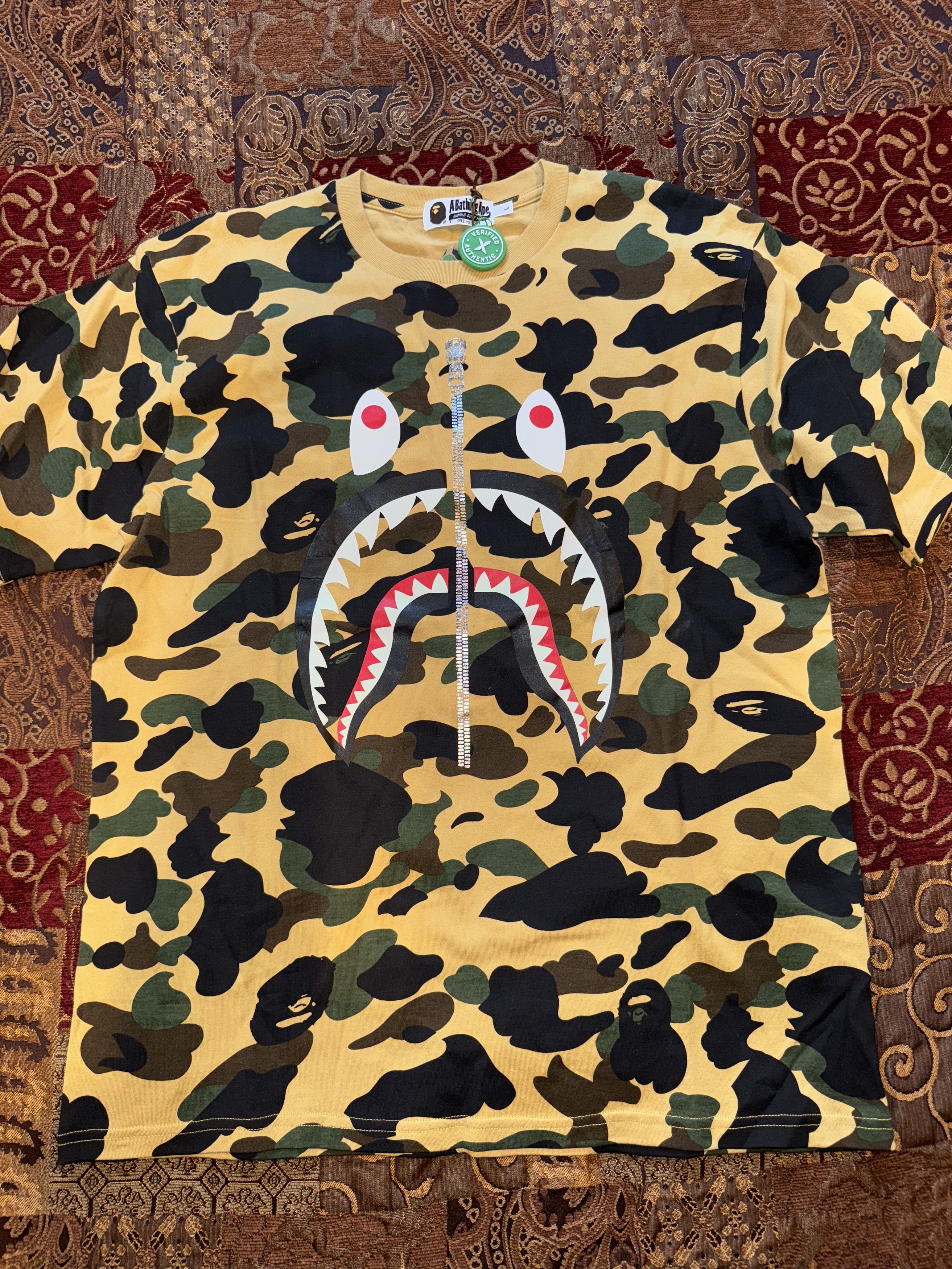 Bape Bape Zipper T-shirt Size US L / EU 52-54 / 3 - 1 Thumbnail