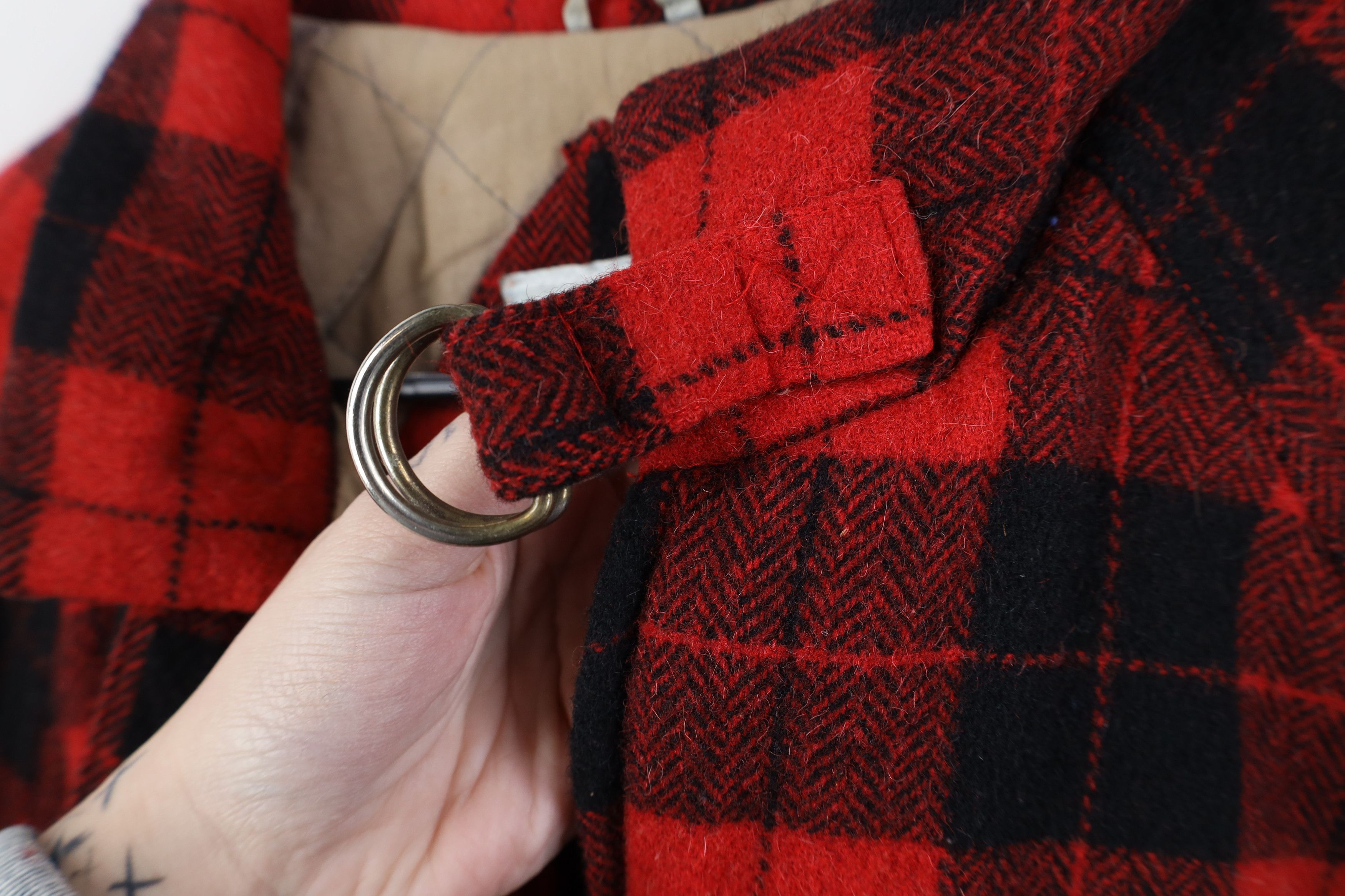 Vintage Vintage 70s Streetwear Quilted Buckle Collar Bomber Jacket Size US L / EU 52-54 / 3 - 5 Thumbnail
