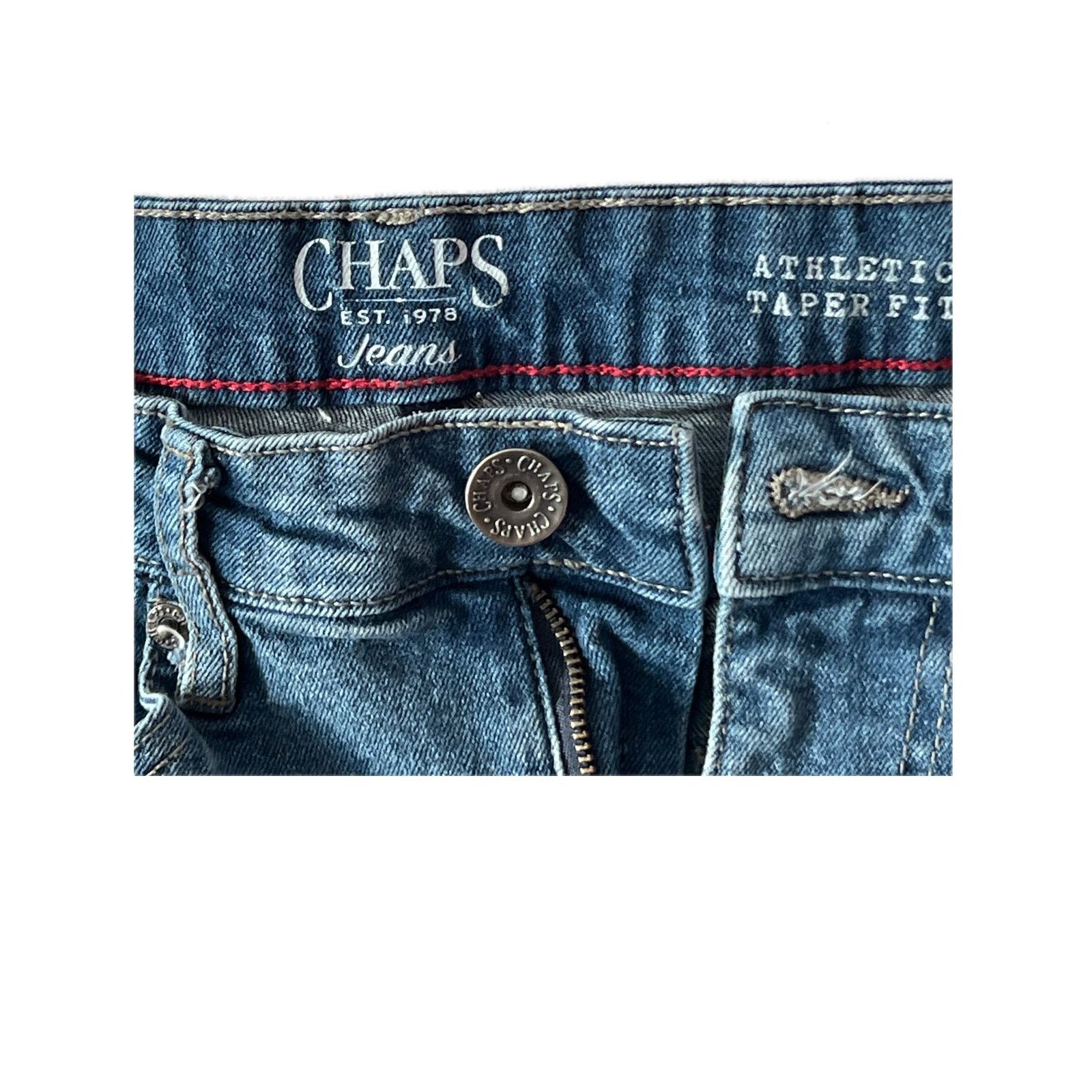 Chaps Chaps Athletic Taper Jeans Mens 32x30 Size US 32 / EU 48 - 3 Thumbnail