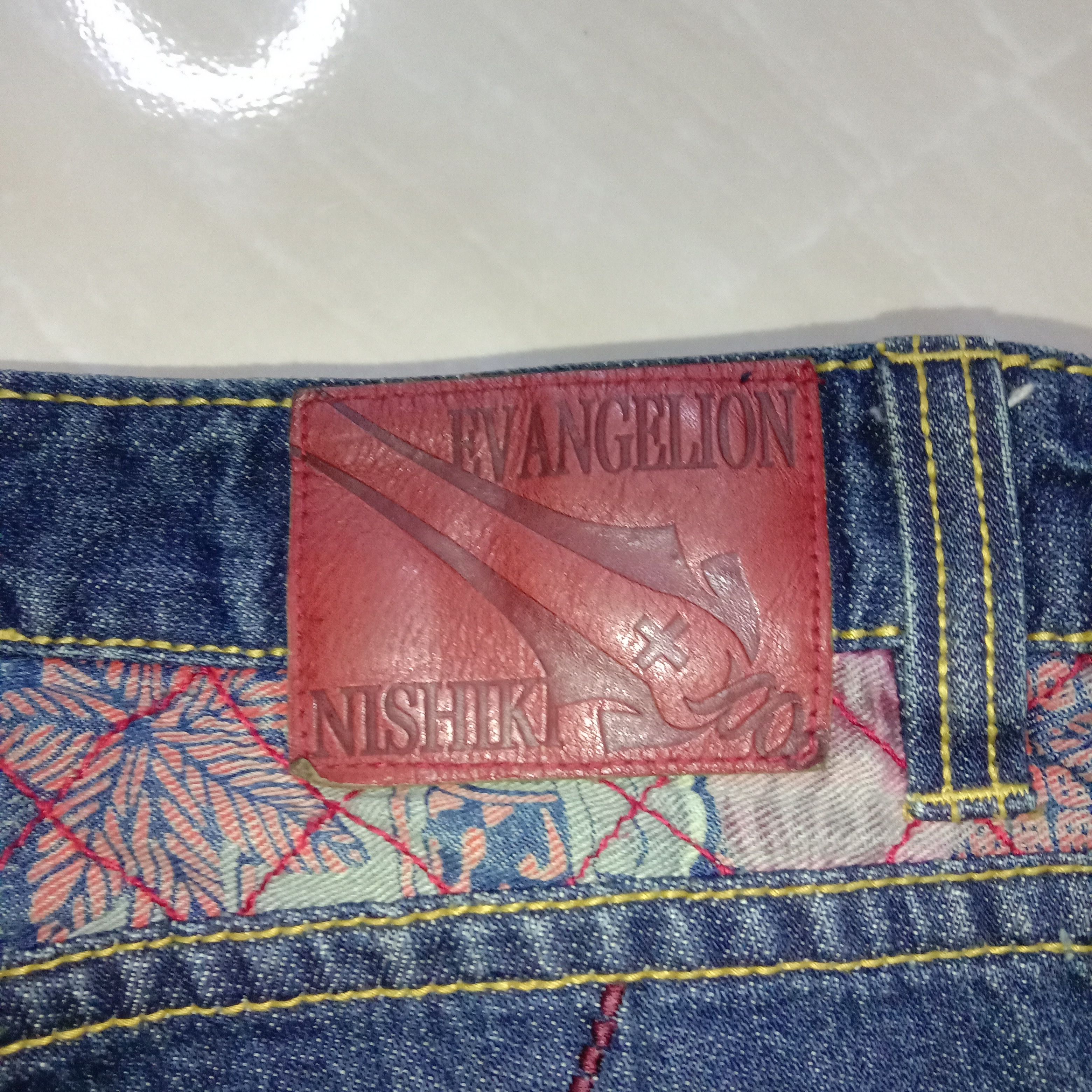 Anime × Cartoon Network × Japanese Brand Jeans Nishiki x Neon Genesis Evangelion Anime Manga Rare 00s Size US 38 / EU 54 - 10 Thumbnail