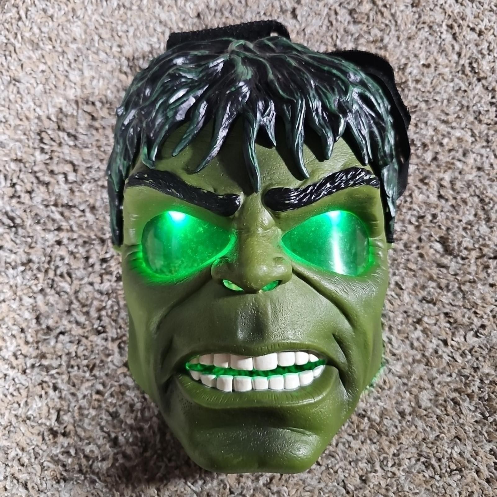 Other Marvel 2008 Hulk Smash Electronic Mask Hasbro Green Face Size ONE SIZE - 1 Thumbnail