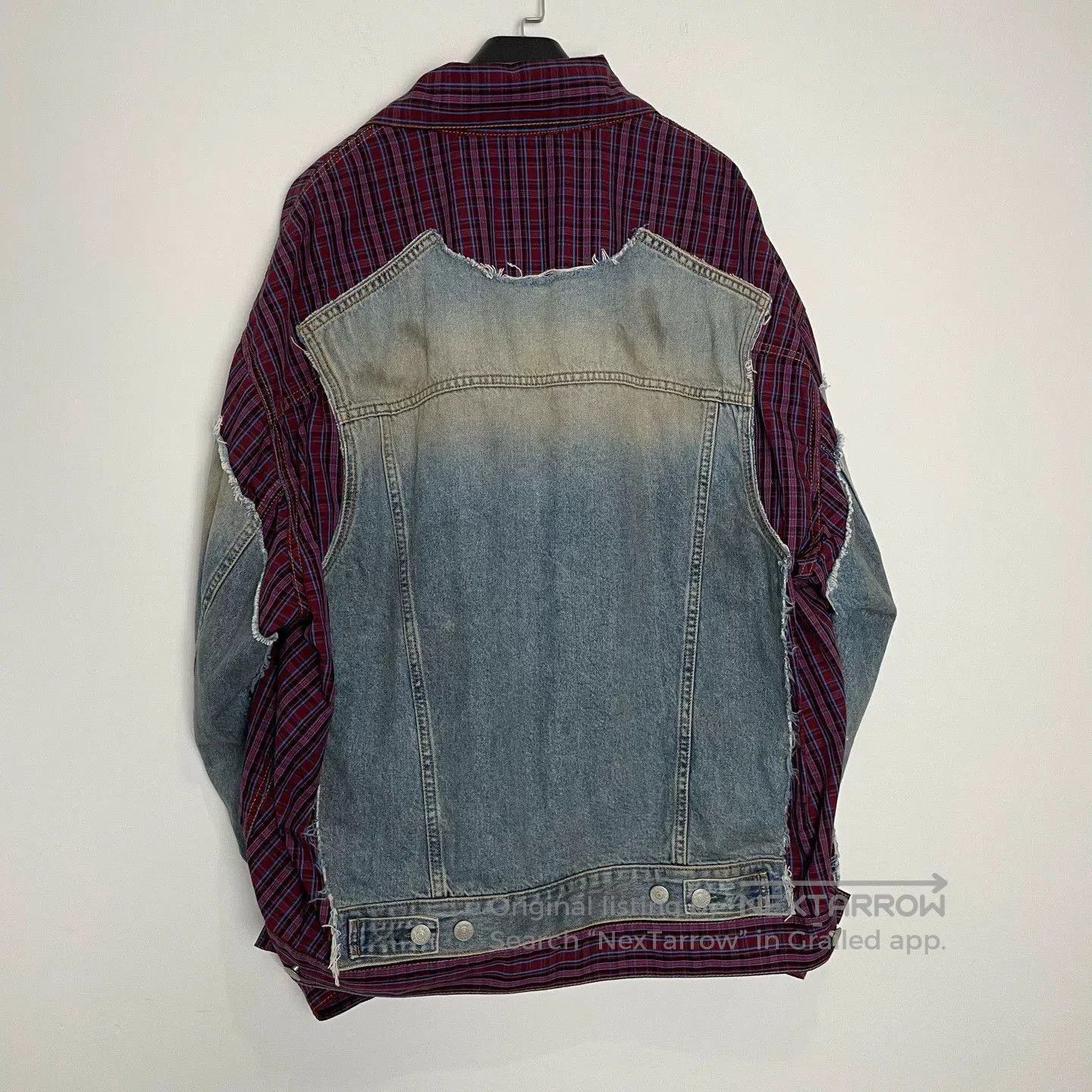 Acne Studios Acne Studios FW23 Denim Plaid Jacket. Size US L / EU 52-54 / 3 - 2 Thumbnail