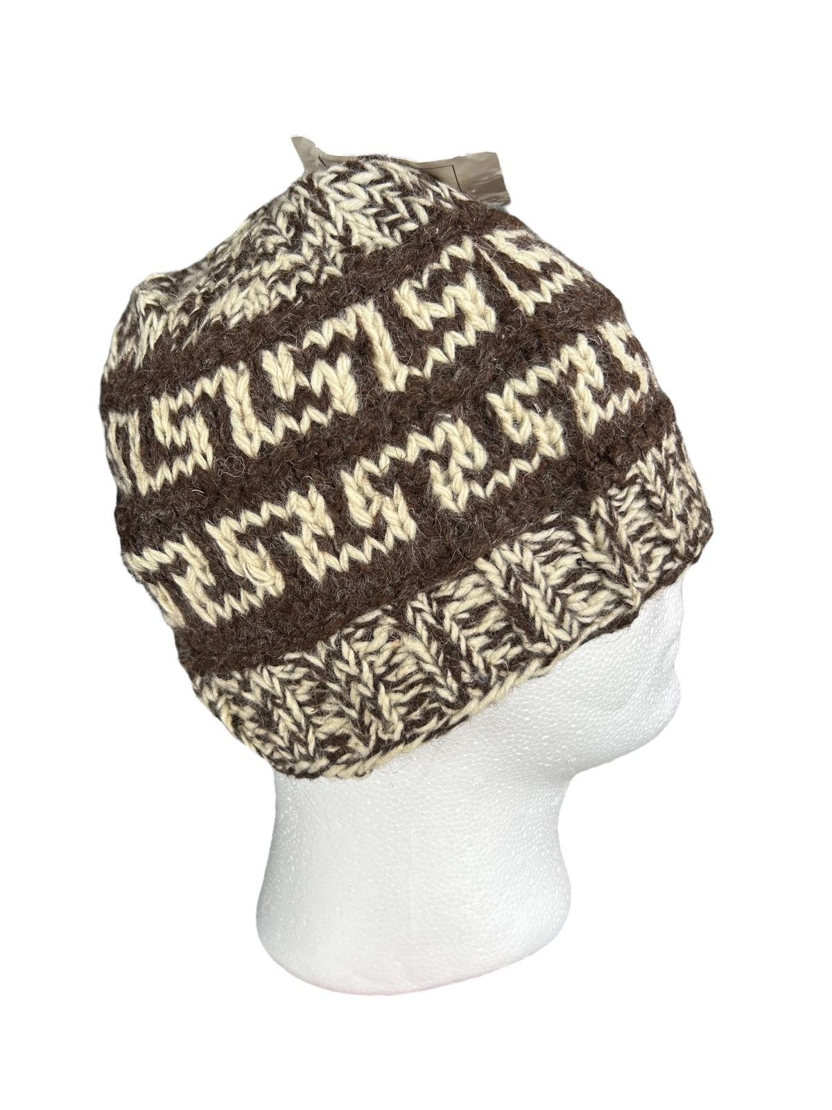 Japanese Brand × Kapital × Vintage Hippies style Crochet Knitted mohair Beanie Hats with tags Size ONE SIZE - 2 Thumbnail