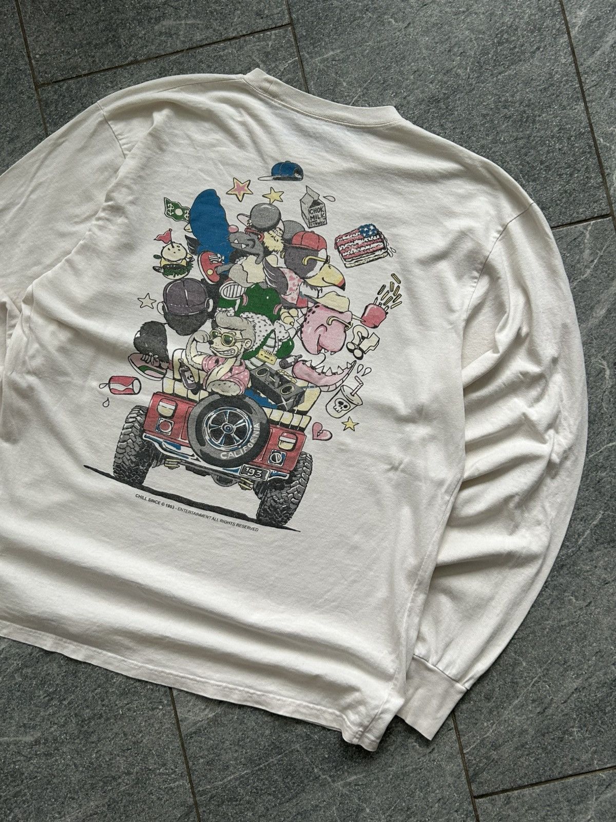 Japanese Brand Vintage 1993 Chill Since Racing Boat Sweatshirt longsleeve Size US M / EU 48-50 / 2 - 7 Thumbnail