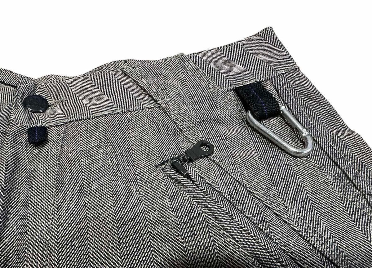 If Six Was Nine × Le Grande Bleu (L.G.B.) × Marithe + Francois Girbaud 🔥Y2K Vintage Marithe Francois Girbaud Baggy Pants Flared Size US 30 / EU 46 - 4 Thumbnail