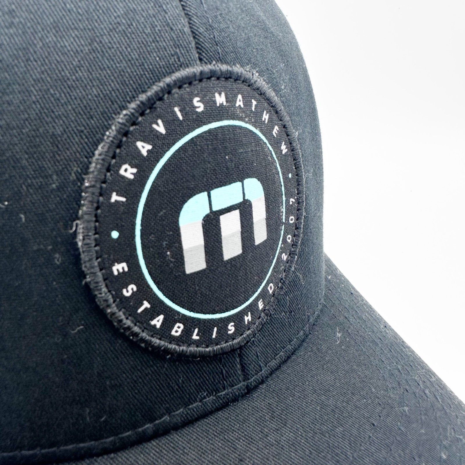 TravisMathew Travis Mathew Golf Hat Cap Snapback Black Trucker Mesh Mens Size ONE SIZE - 3 Thumbnail