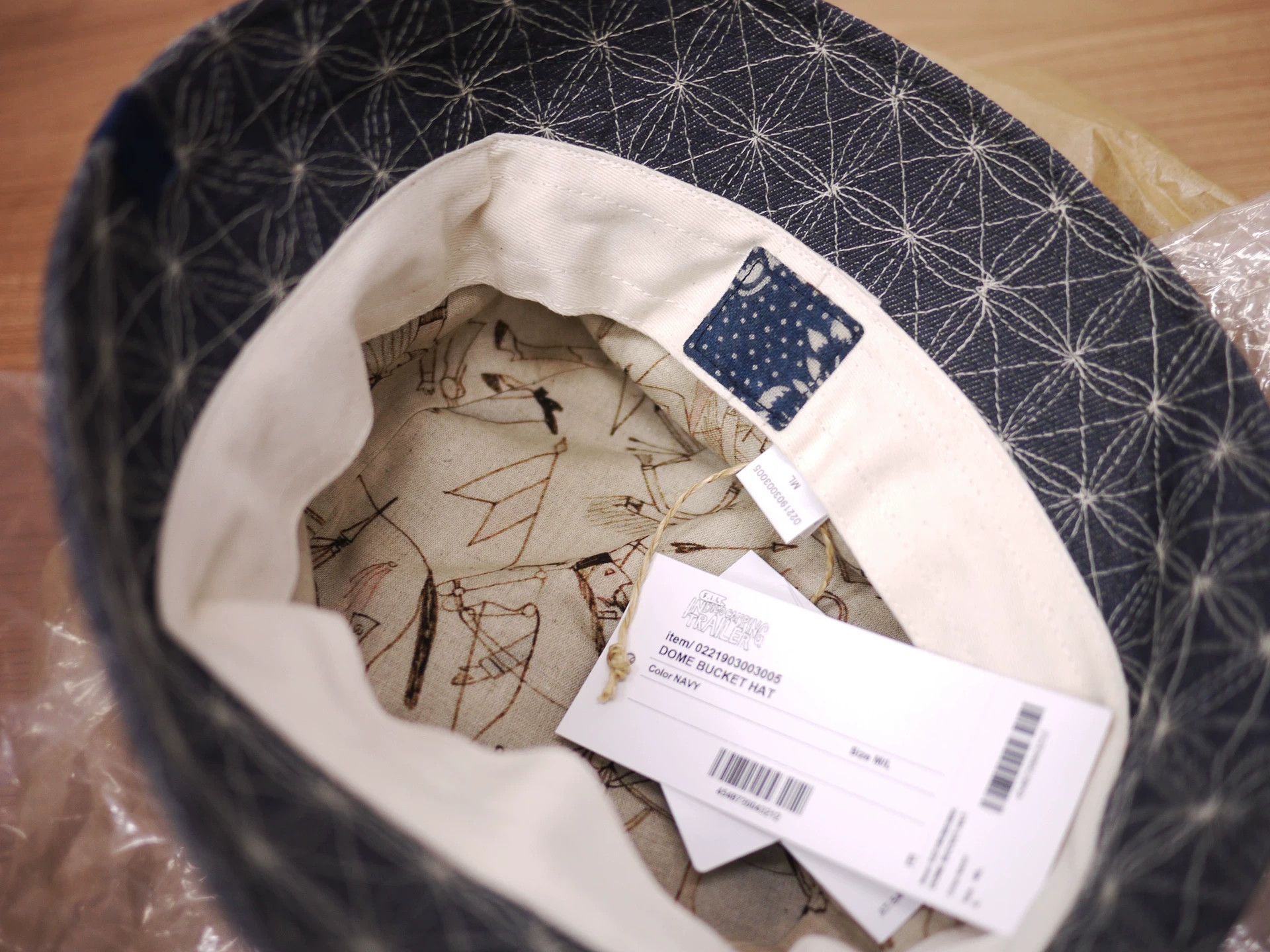 Visvim Visvim 21SS ICT Dome Bucket Hat Navy M-L Size ONE SIZE - 6 Thumbnail