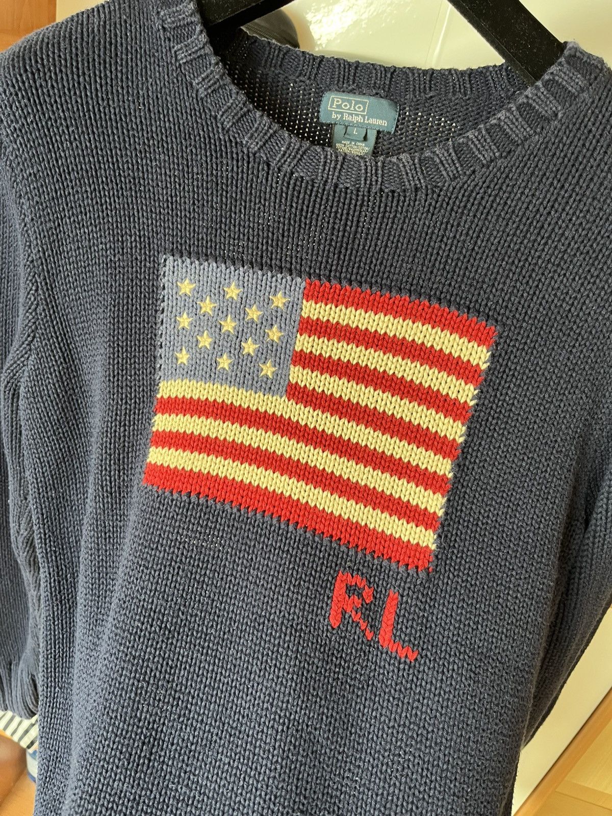 Polo Ralph Lauren Polo ralph lauren flag sweater Size L / US 10 / IT 46 - 3 Thumbnail