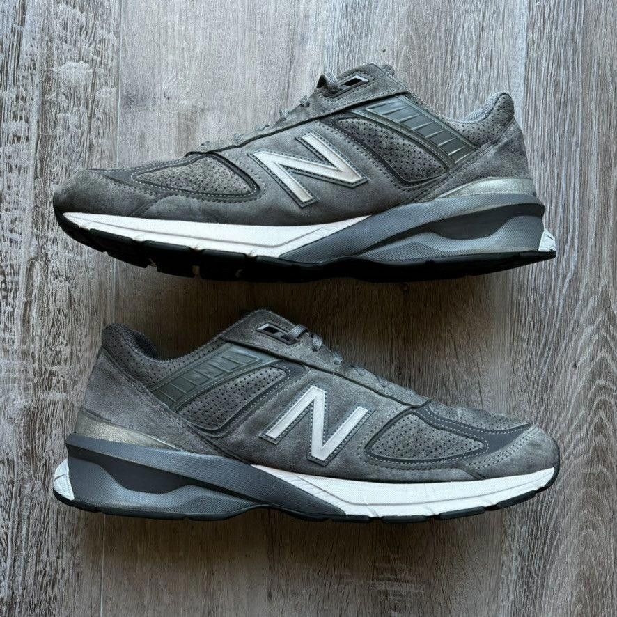 New Balance NEW BALANCE • 990 V5 "MiUSA Grey White" (13M) Size US 13 / EU 46 - 3 Thumbnail