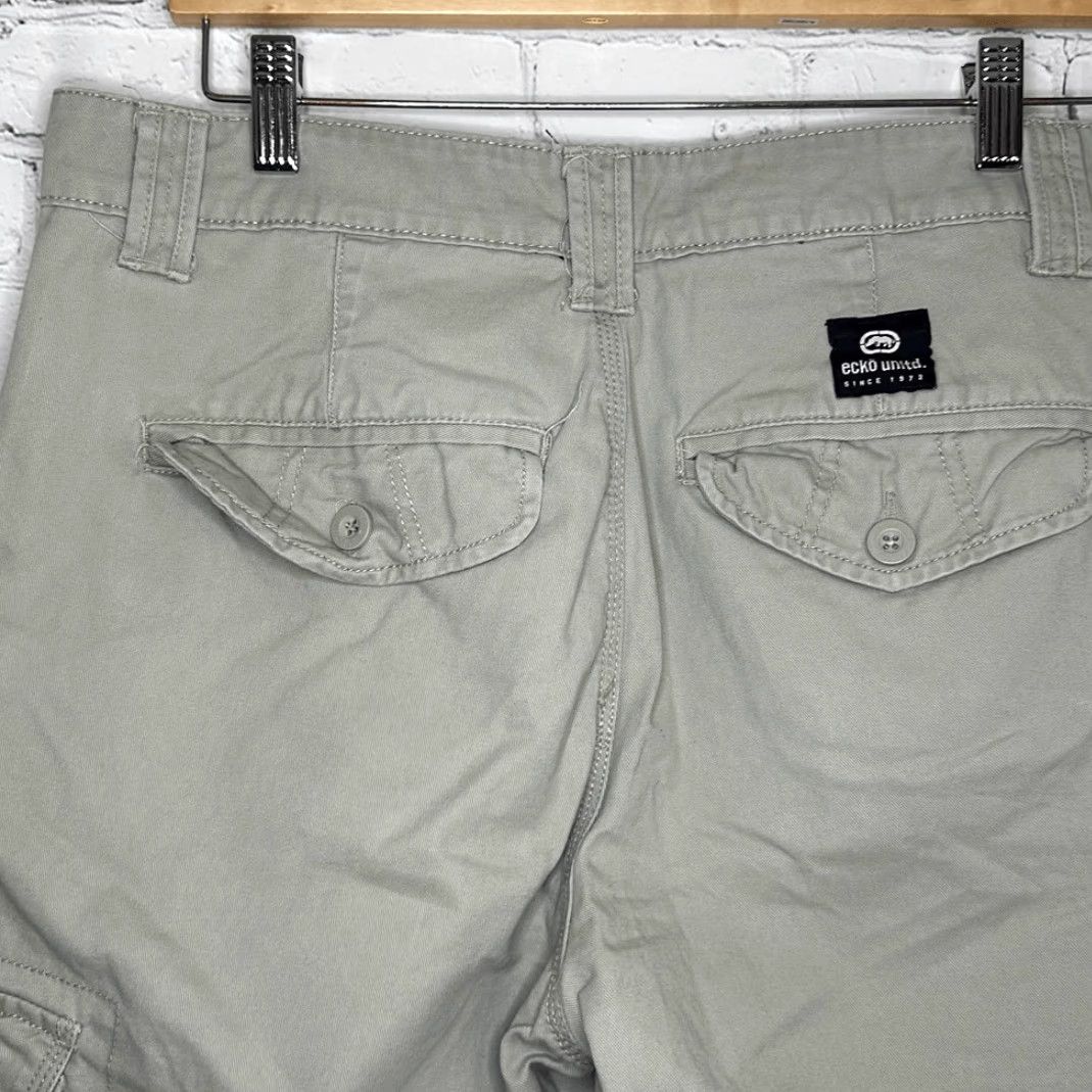 Vintage Ecko Unltd Shorts Mens 32 Gray Cargo Utility Casual Outdoor Cotton Size US 32 / EU 48 - 6 Thumbnail
