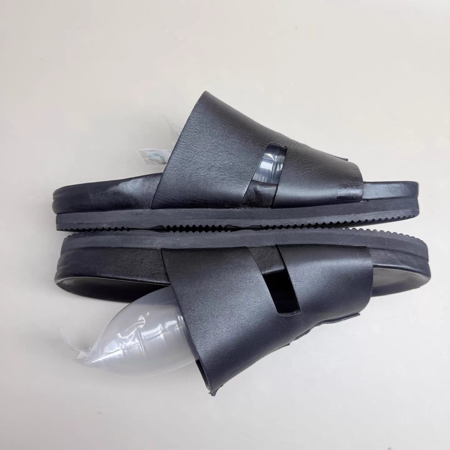 Hermes Hermes Black H Slipper 41 99 New Size US 8 / EU 41 - 4 Thumbnail