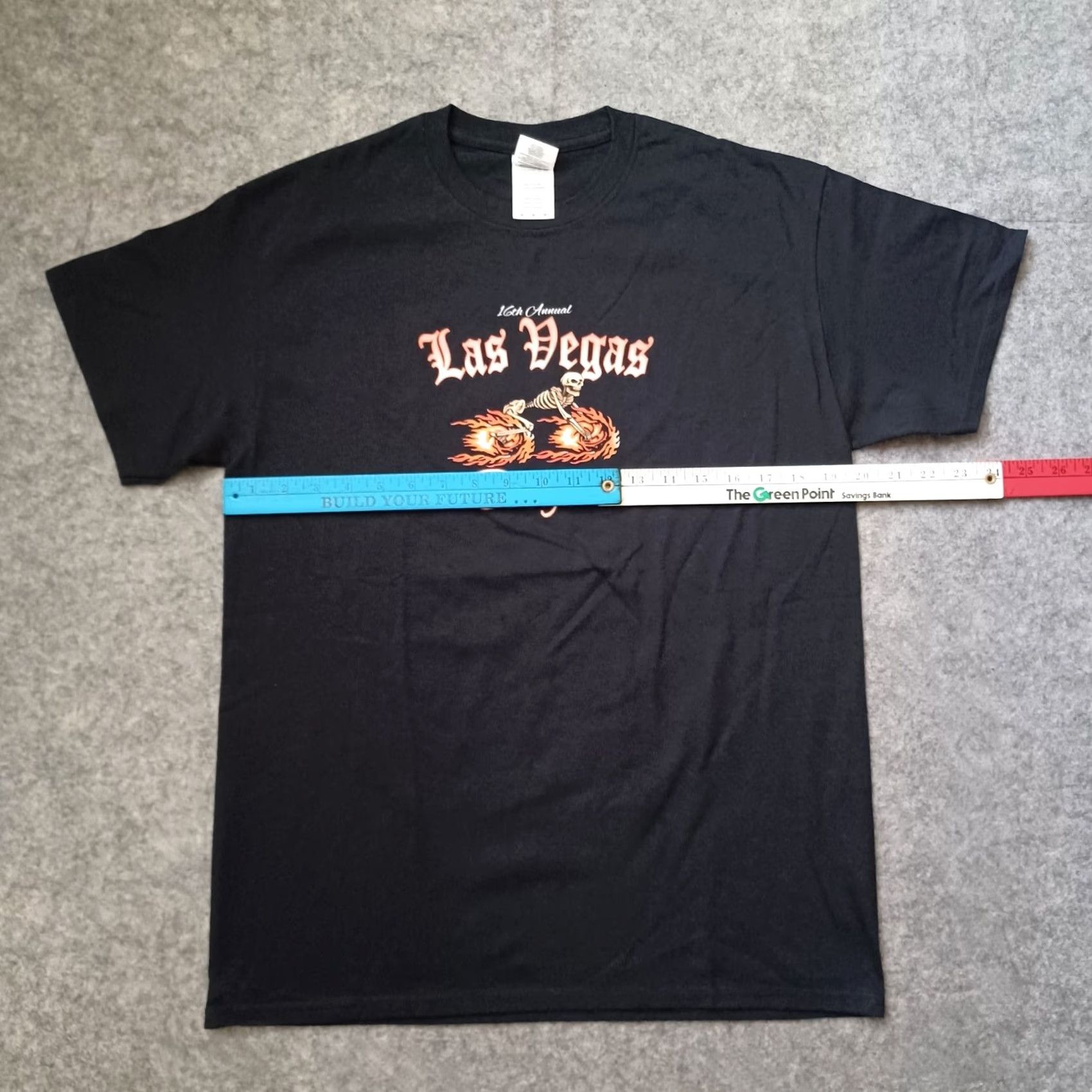 Gildan VINTAGE Las Vegas Bike Fest Shirt M Black Logo Two Side 16th Annual Skull Biker 2016 Mens Size US M / EU 48-50 / 2 - 5 Thumbnail