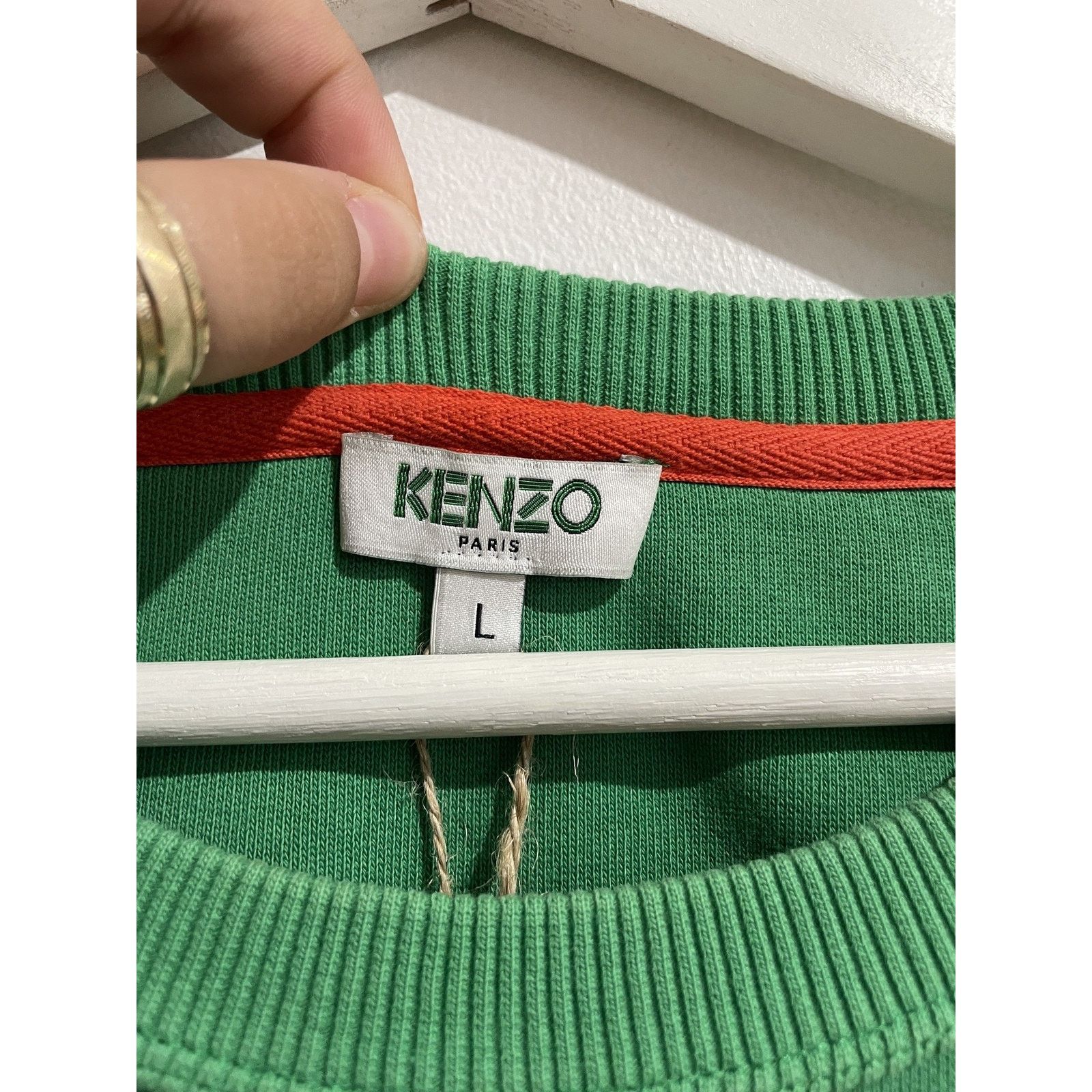 Kenzo KENZO PARIS TIGER FACE CREWNECK PREOWNED SIZE LARGE Size US L / EU 52-54 / 3 - 2 Thumbnail