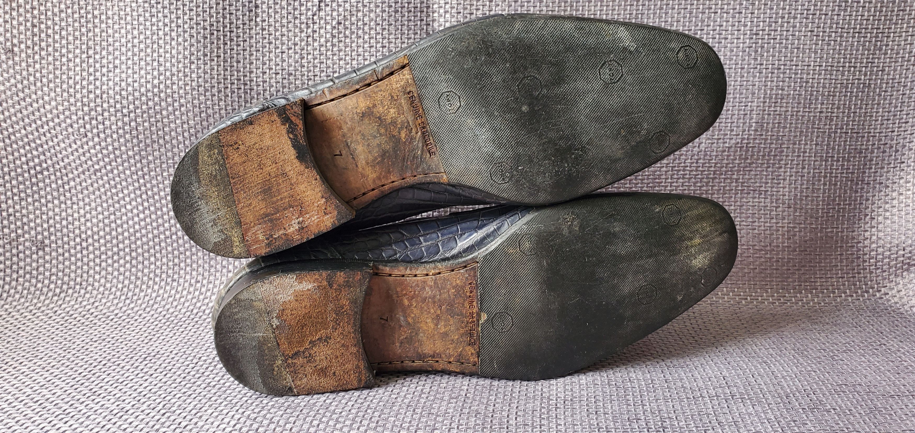 Other Vintage Crocodile Leather Loafers Size US 7.5 / EU 40-41 - 5 Thumbnail