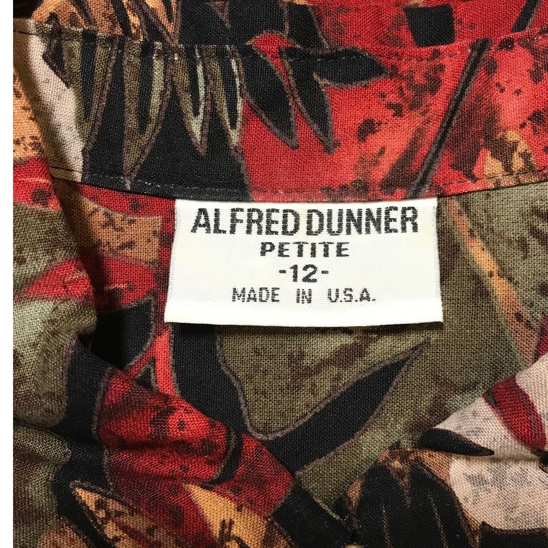 Other Alfred Dunner Vintage 90s Boho Botanical Relaxed Fit 12P Size XL / US 12-14 / IT 48-50 - 3 Thumbnail