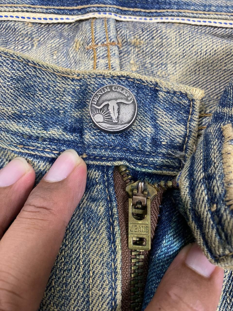 Japanese Brand denim craft japan rusty bootcut distressed denim Size US 38 / EU 54 - 11 Thumbnail