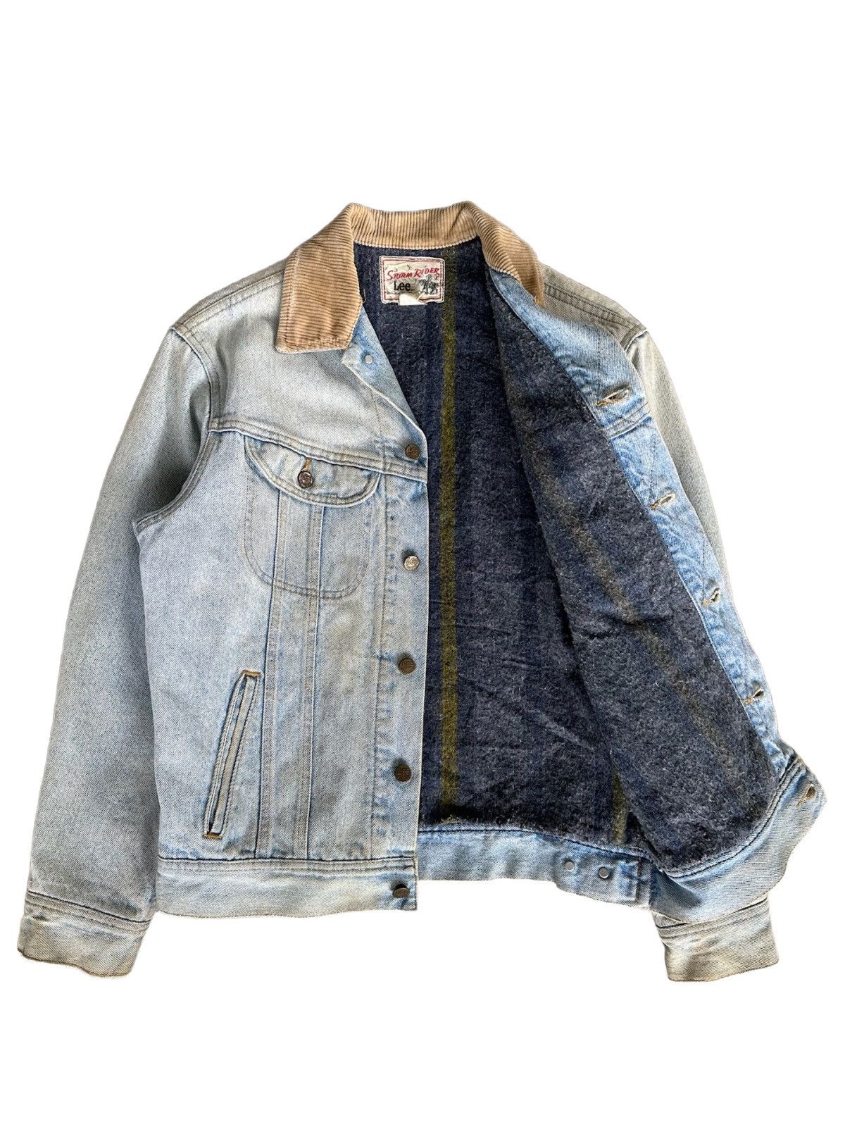 Lee × Vintage Vintage Lee Storm Rider Denim Jacket Size US S / EU 44-46 / 1 - 7 Thumbnail