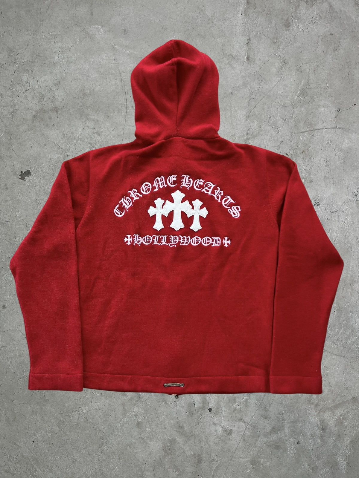 Chrome Hearts Chrome Hearts Cashmere Triple Patch Zip-up Hoodie Size US S / EU 44-46 / 1 - 1 Thumbnail