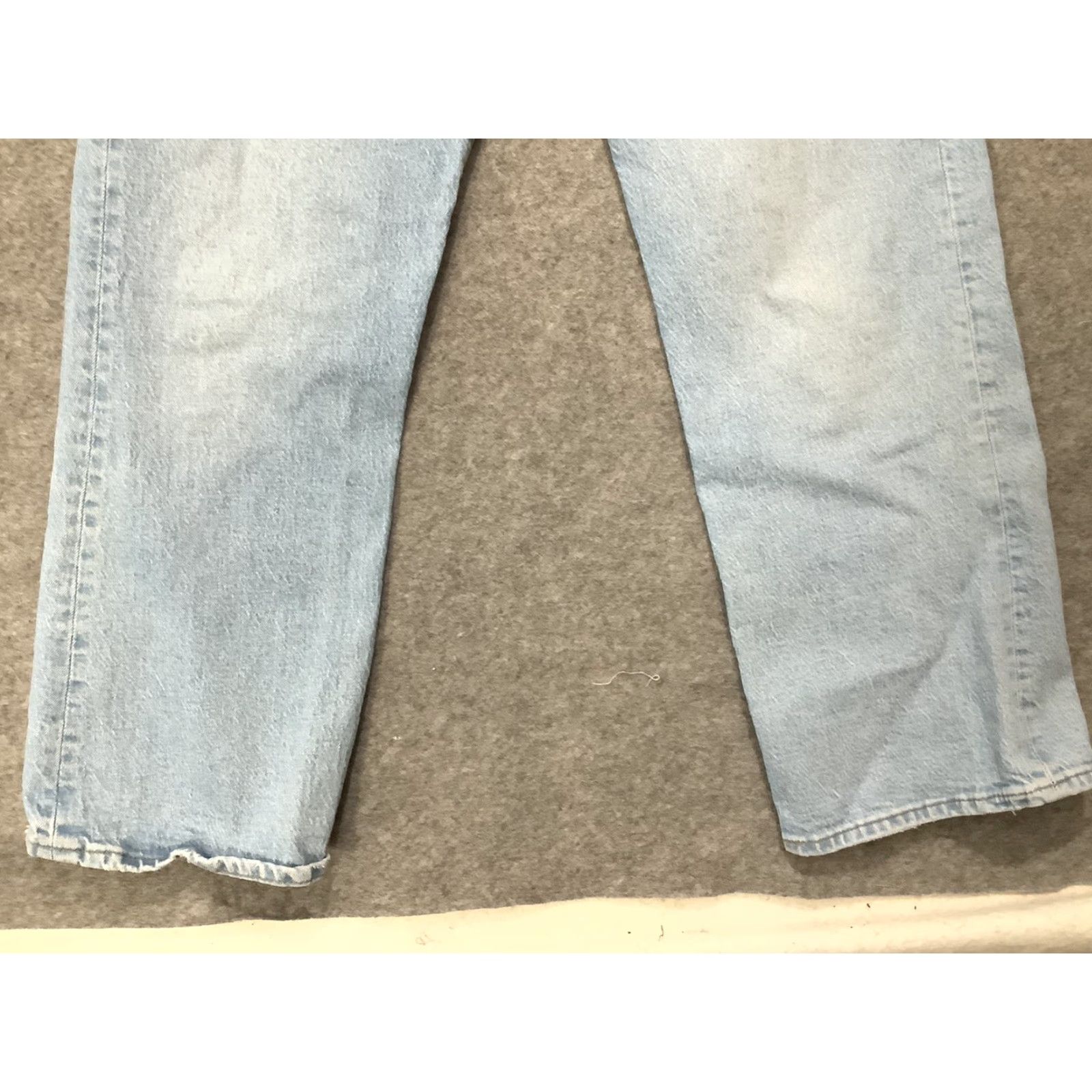 Levi's Levis Pants Denim 32 Light Blue Premium Ribcage Crop Boot Big E Womens Size 24" / US 00 / IT 34 - 5 Thumbnail