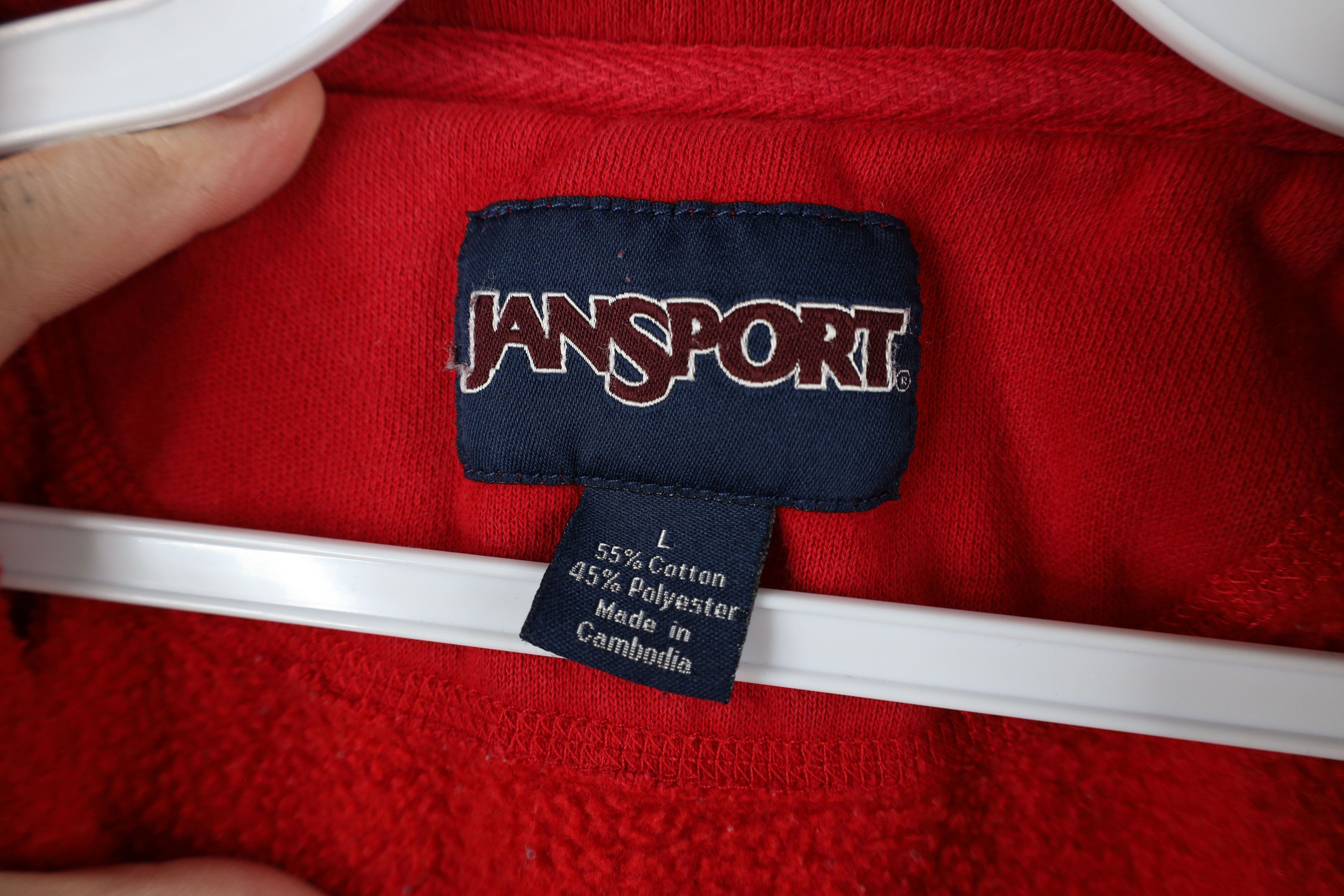 Vintage Vintage 90s University Ohio Half Zip Pullover Sweatshirt Red Size US L / EU 52-54 / 3 - 7 Thumbnail