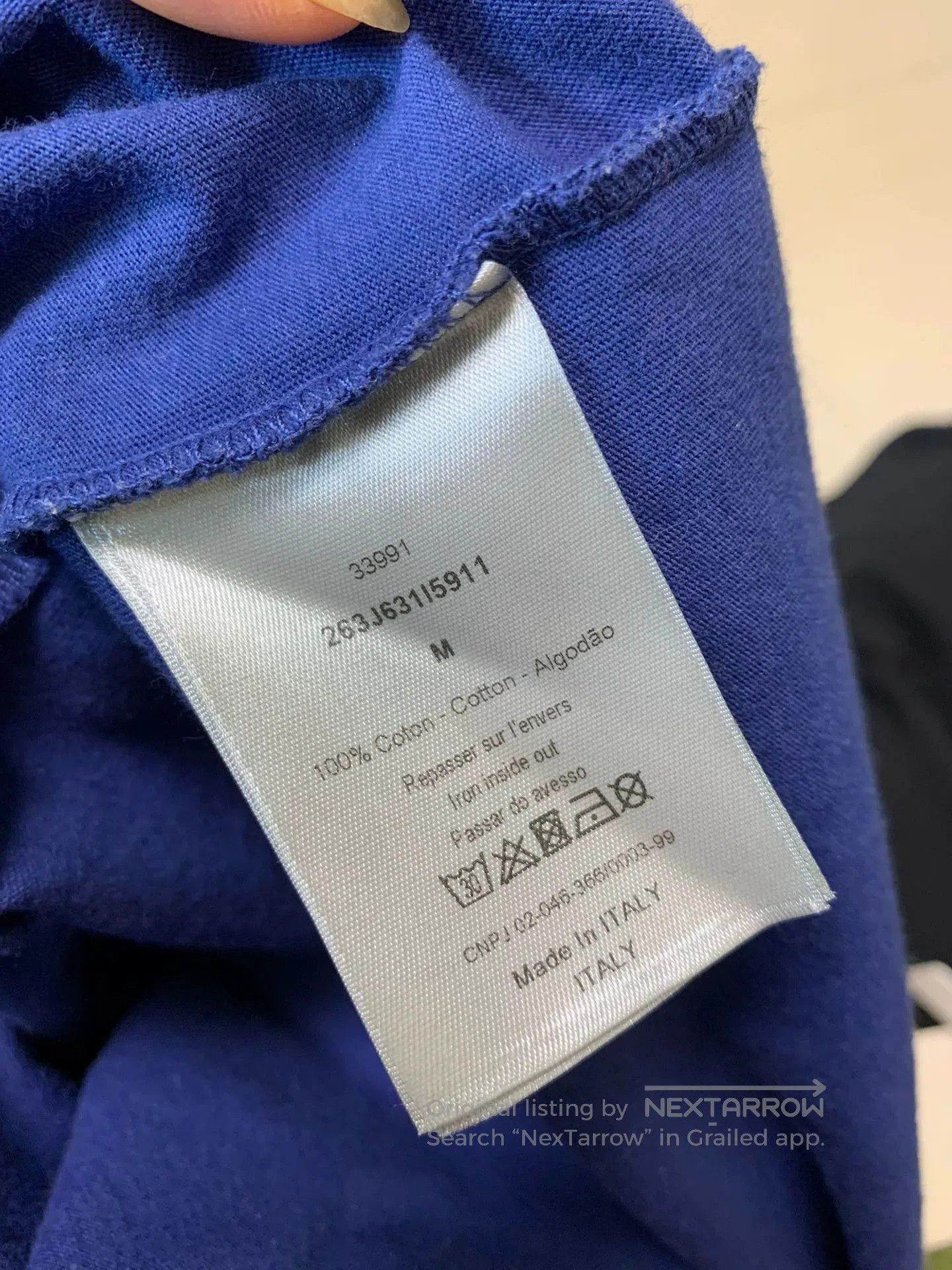 Dior Dior Blue Short Sleeve T-Shirt. Size US M / EU 48-50 / 2 - 5 Thumbnail