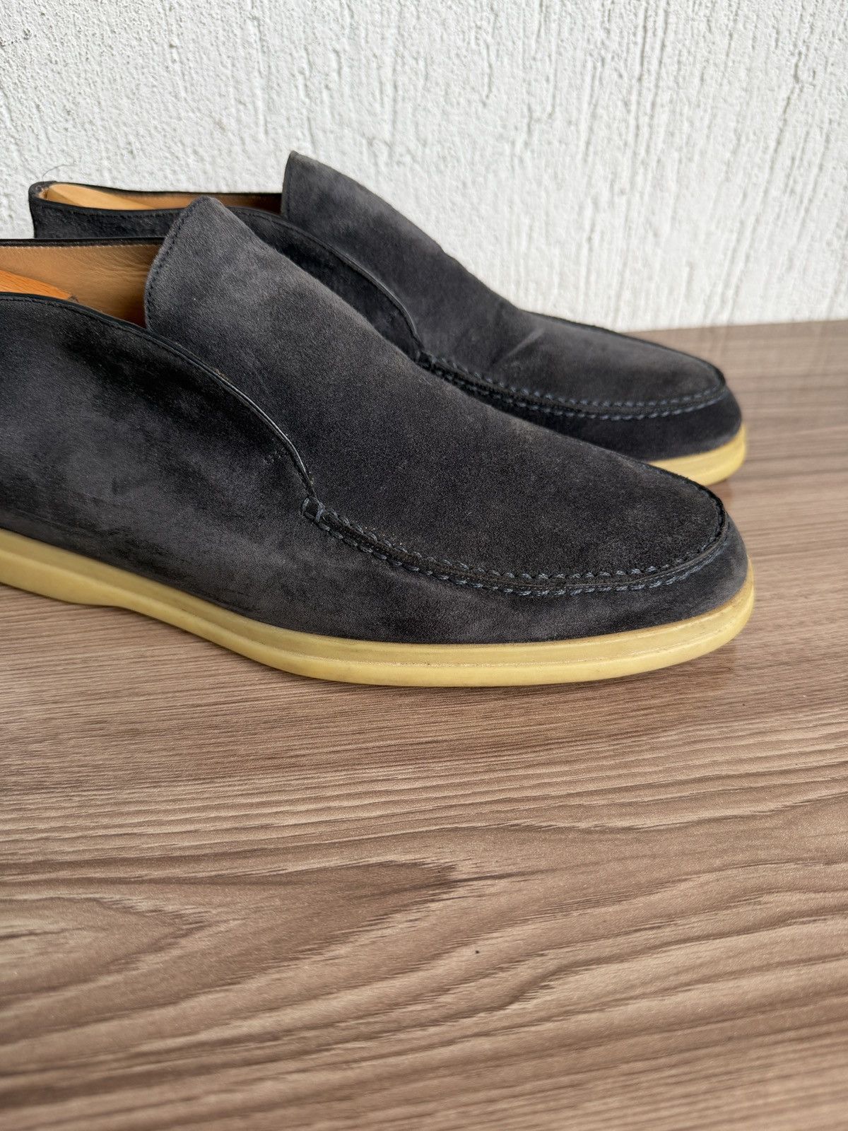 Loro Piana Suede open walk loafers Size US 7 / EU 40 - 3 Thumbnail