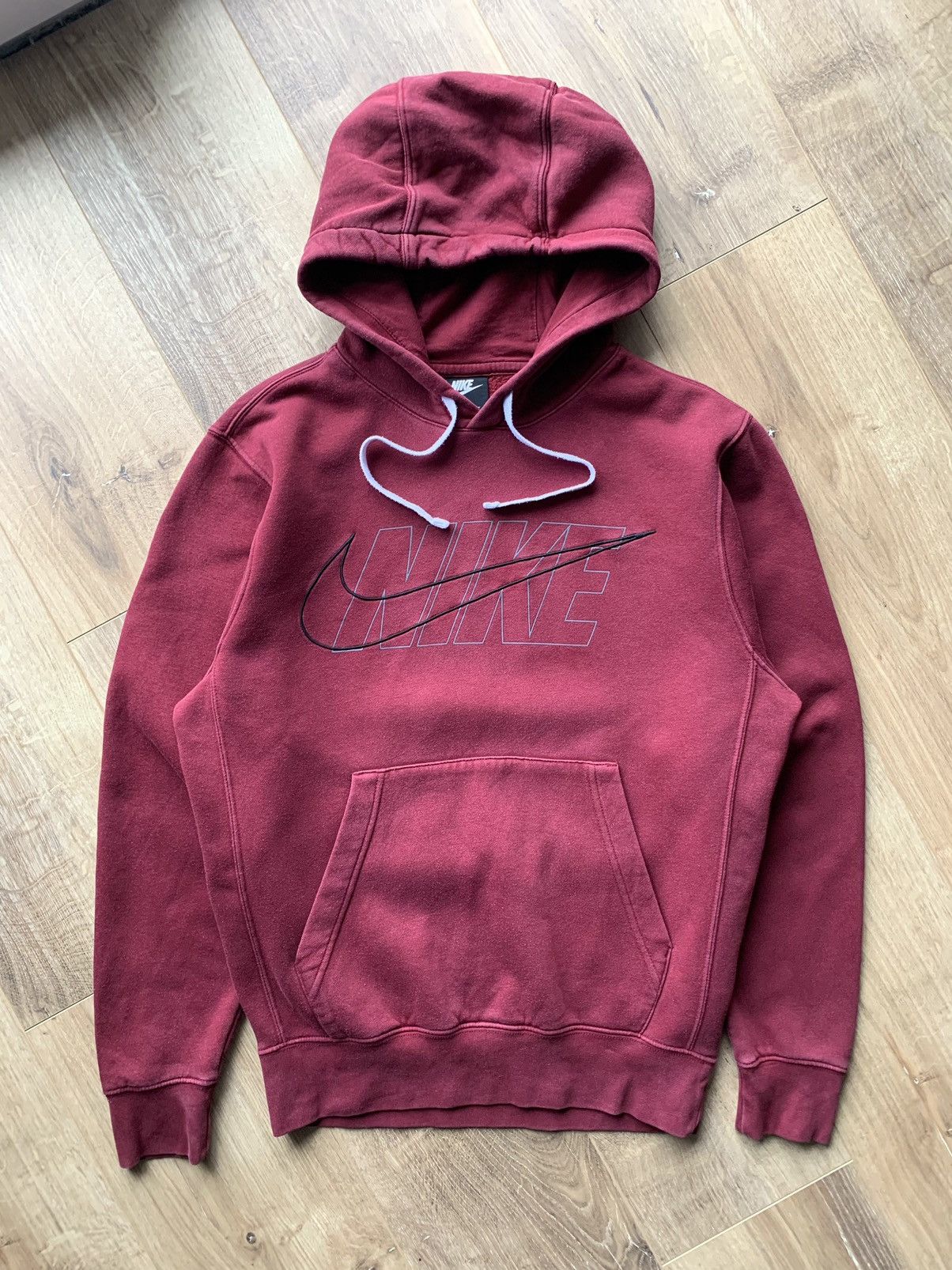 Vintage Vintage Nike Big Swoosh Logo Hoodie Size US S / EU 44-46 / 1 - 2 Thumbnail