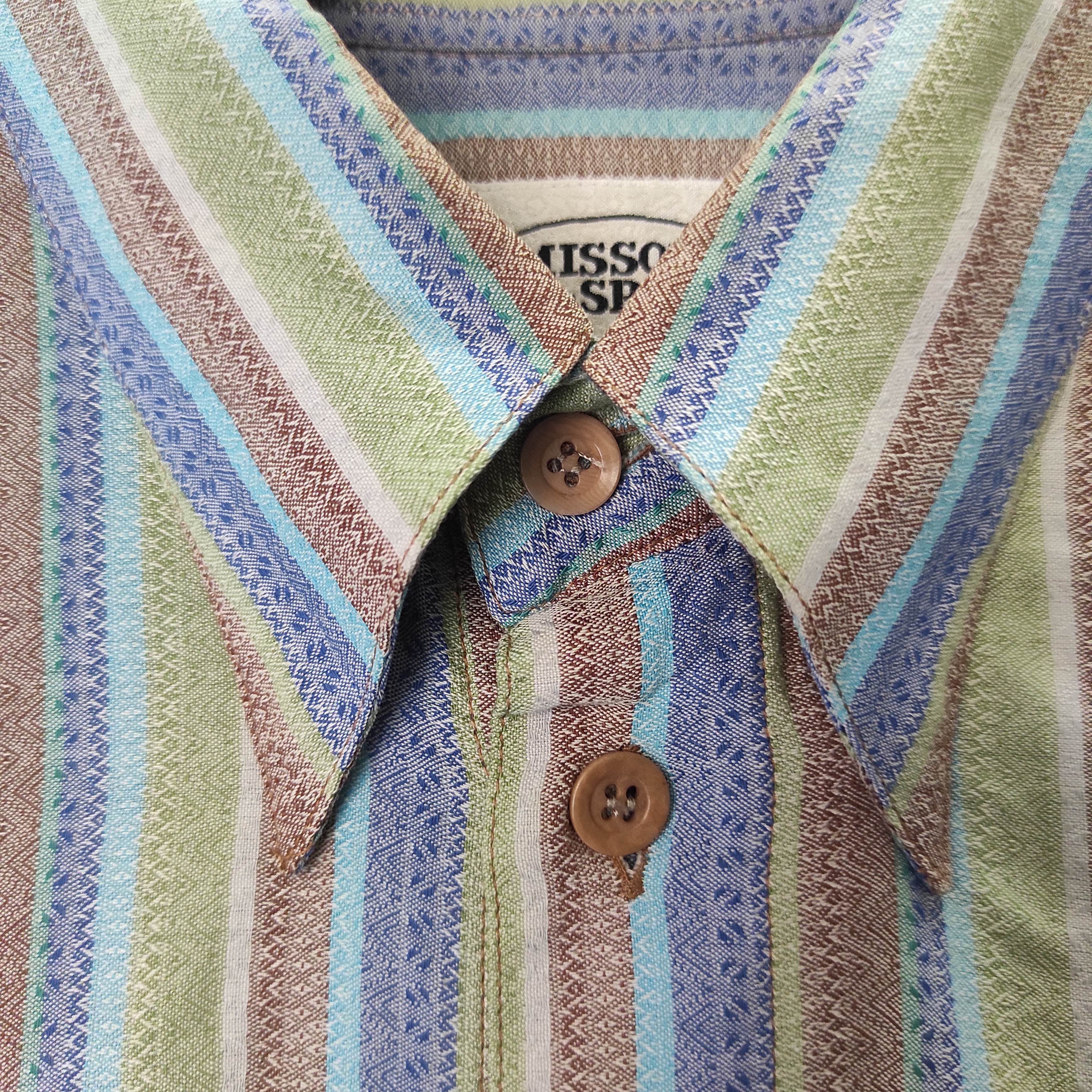 Missoni Vintage Missoni Button Up Shirts Size US L / EU 52-54 / 3 - 6 Thumbnail