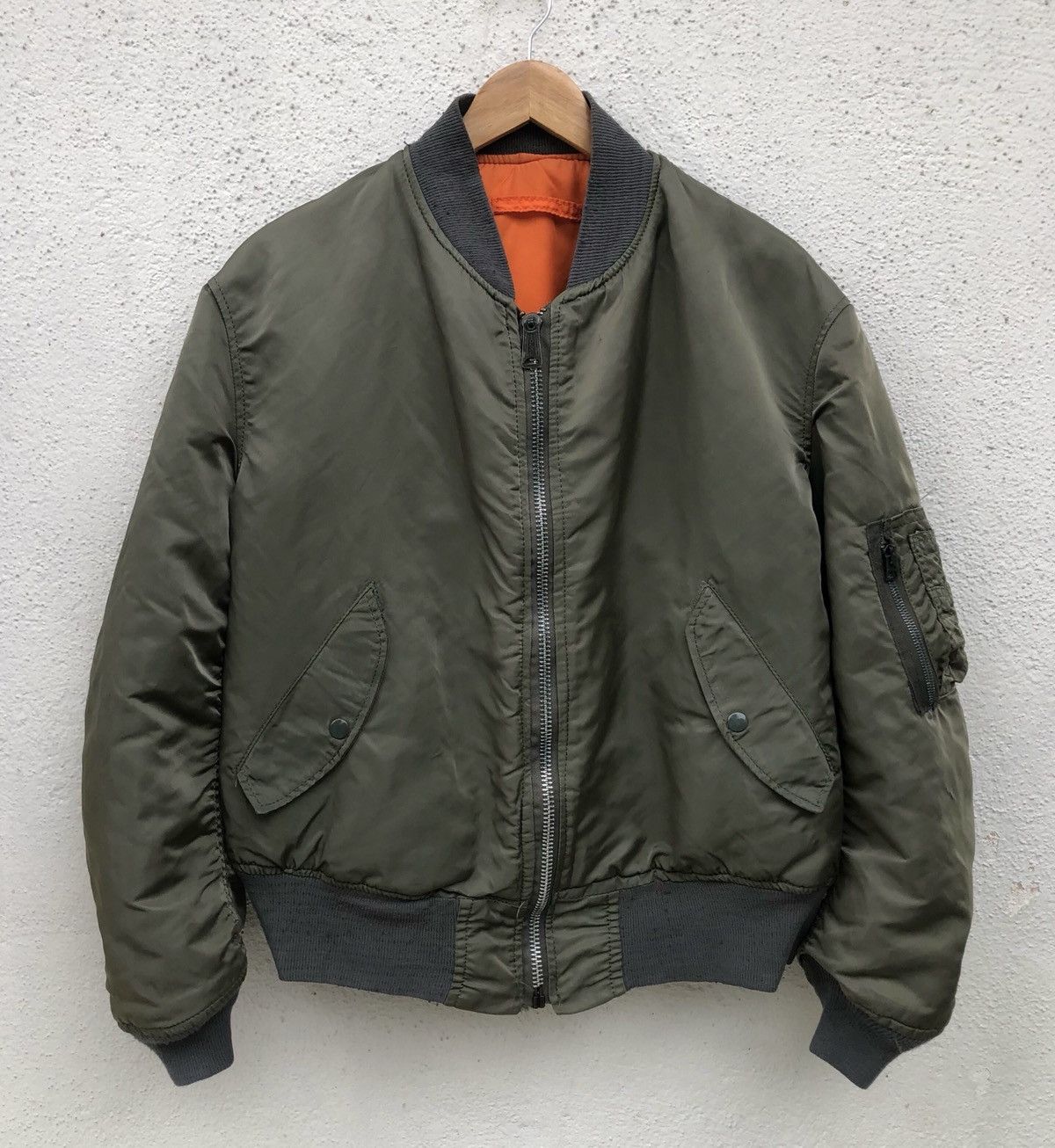 Alpha Industries VTG Alpha Industries Flyer’s Man Intermediate Bomber Jacket Size US XL / EU 56 / 4 - 9 Thumbnail