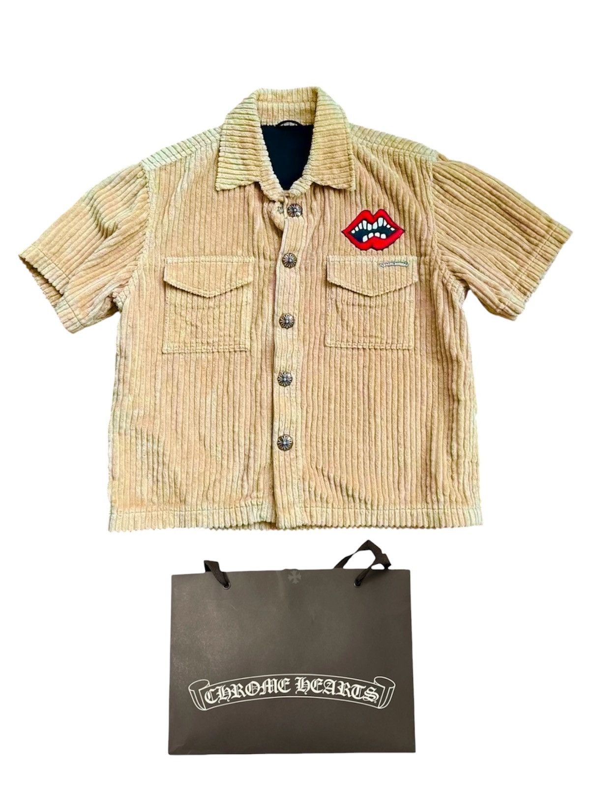Chrome Hearts Chrome Hearts Matty Boy L Chomper Corduroy Button Up Shirt Size US L / EU 52-54 / 3 - 1 Thumbnail