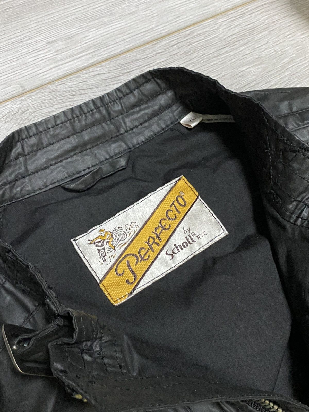 Schott Schott Perfecto USA vintage jacket 90s Size US XL / EU 56 / 4 - 3 Thumbnail