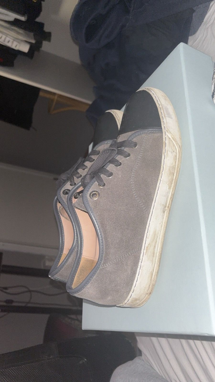 Lanvin Grey Lanvin Cap Toes Size US 8 / EU 41 - 3 Thumbnail
