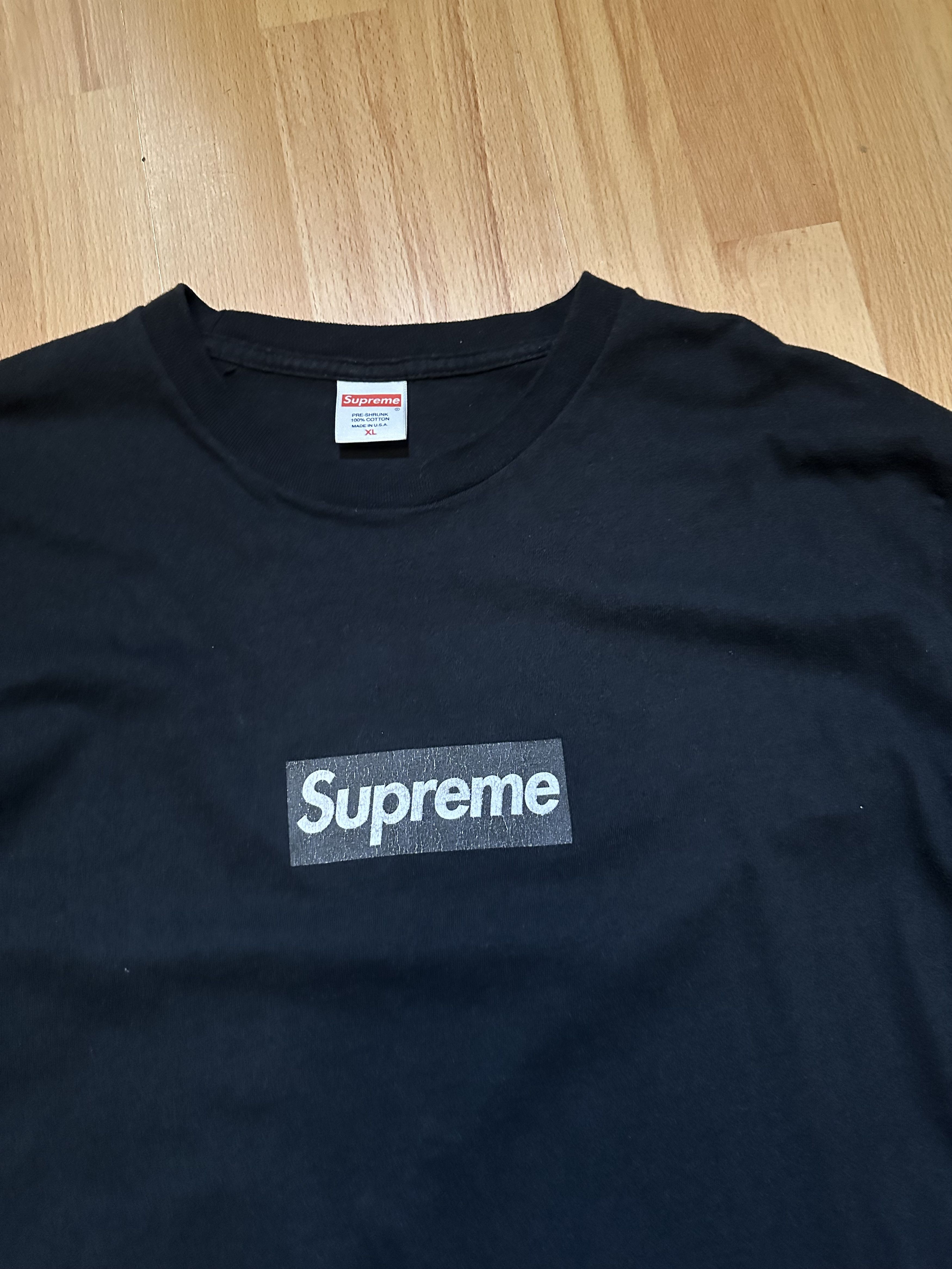 Supreme Supreme Long Sleeve Box Logo All Black Size US XL / EU 56 / 4 - 4 Thumbnail