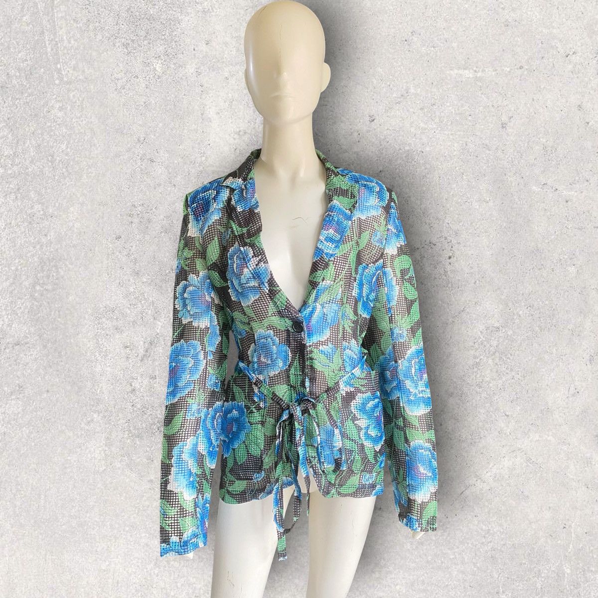 Kenzo SS25 Runway Press Sample Floral Blazer Size XS / US 0-2 / IT 36-38 - 4 Thumbnail