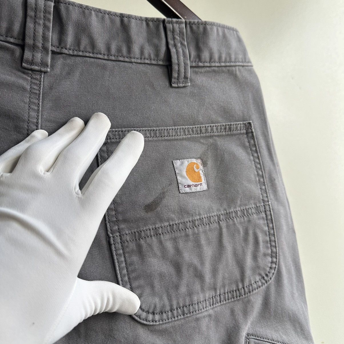 Carhartt Vintage Carhartt Relaxed Fit Canvas Utility Work Pants Size US 34 / EU 50 - 5 Thumbnail