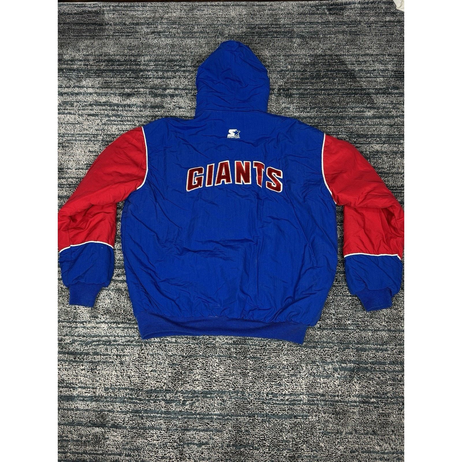 Starter New York Giants 1990s Vintage NFL Satin Starter SZ XL Size US XL / EU 56 / 4 - 4 Thumbnail