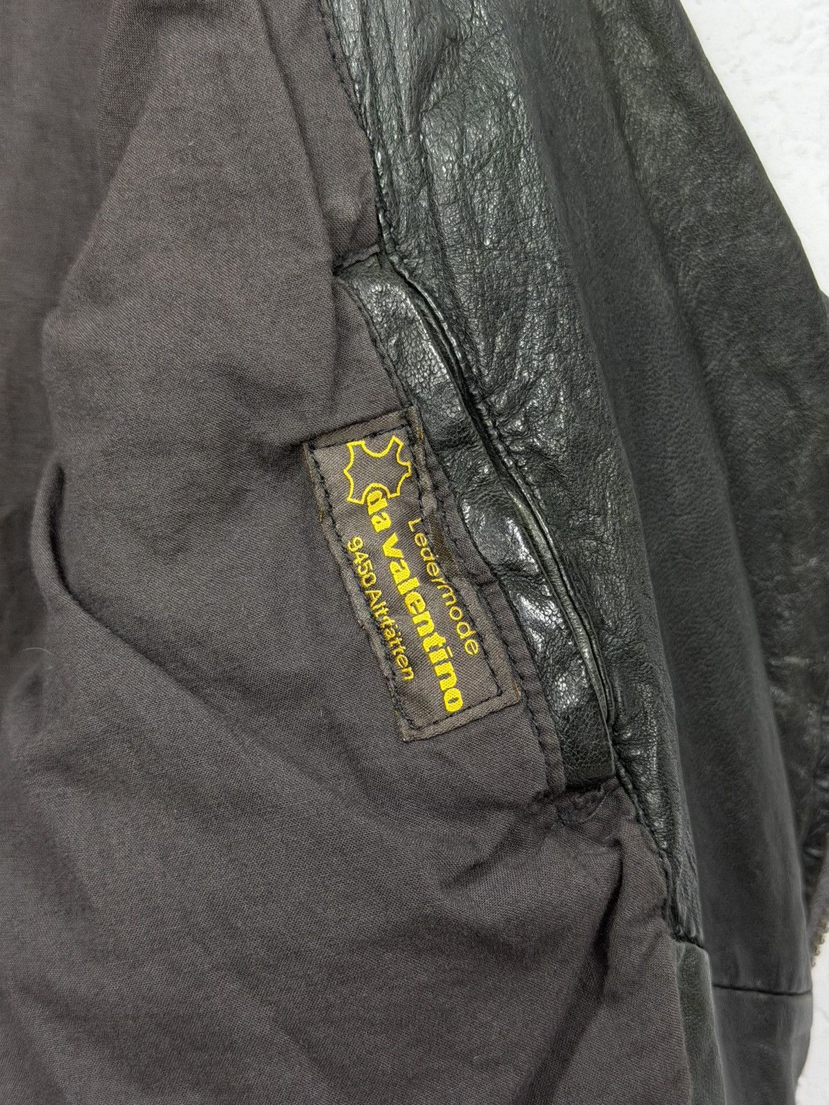 If Six Was Nine Rick Owens Style Bomber Cropped Leather Jacket Distressed Size US M / EU 48-50 / 2 - 6 Thumbnail