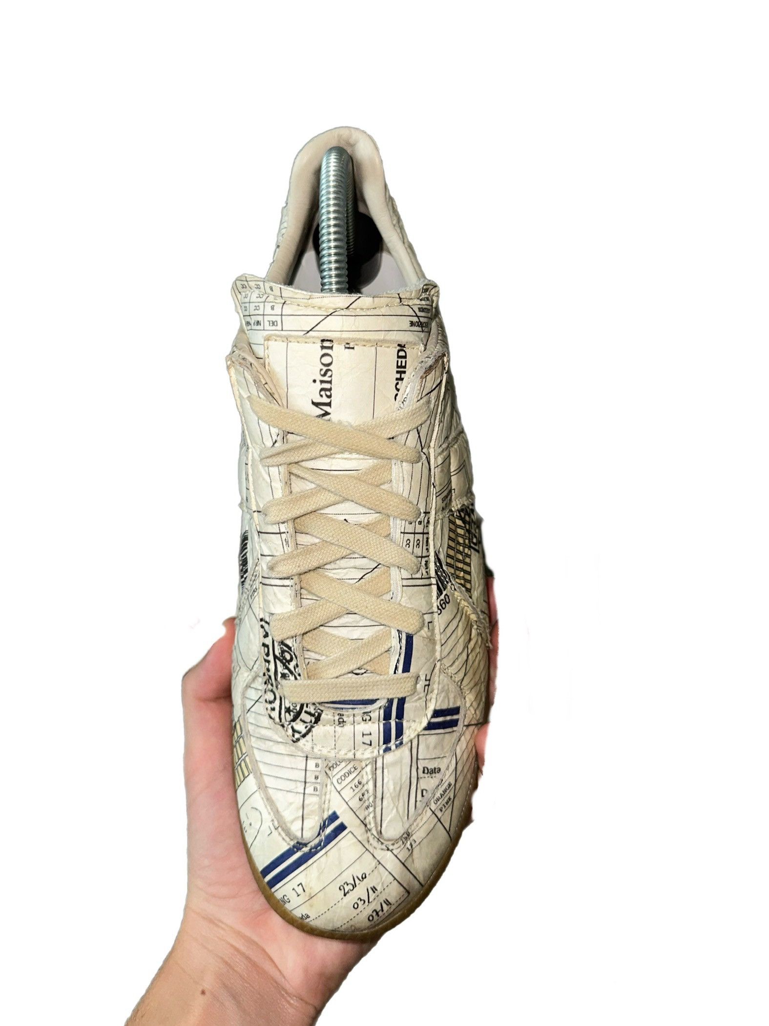Maison Margiela Maison Margiela GAT “Paper / Collage Print” Rare Size US 8 / EU 41 - 6 Thumbnail