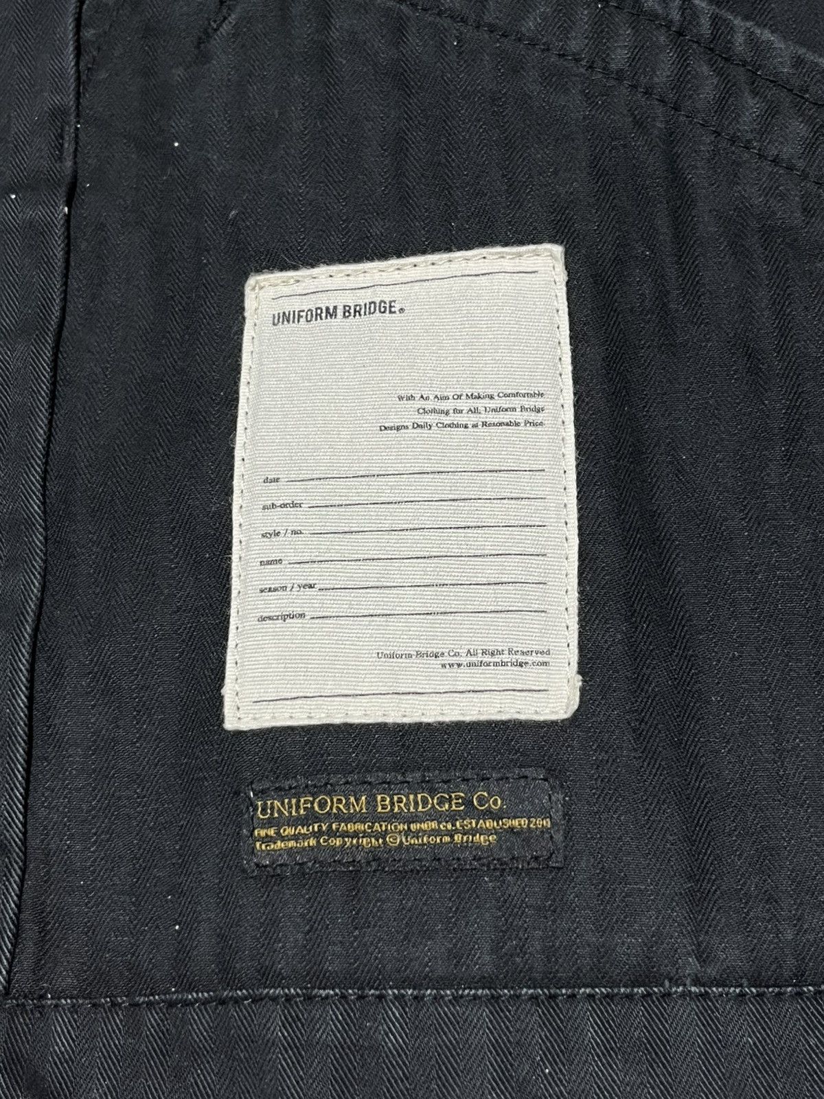 Uniform Bridge Uniform Bridge Black Washed Size US XL / EU 56 / 4 - 8 Thumbnail
