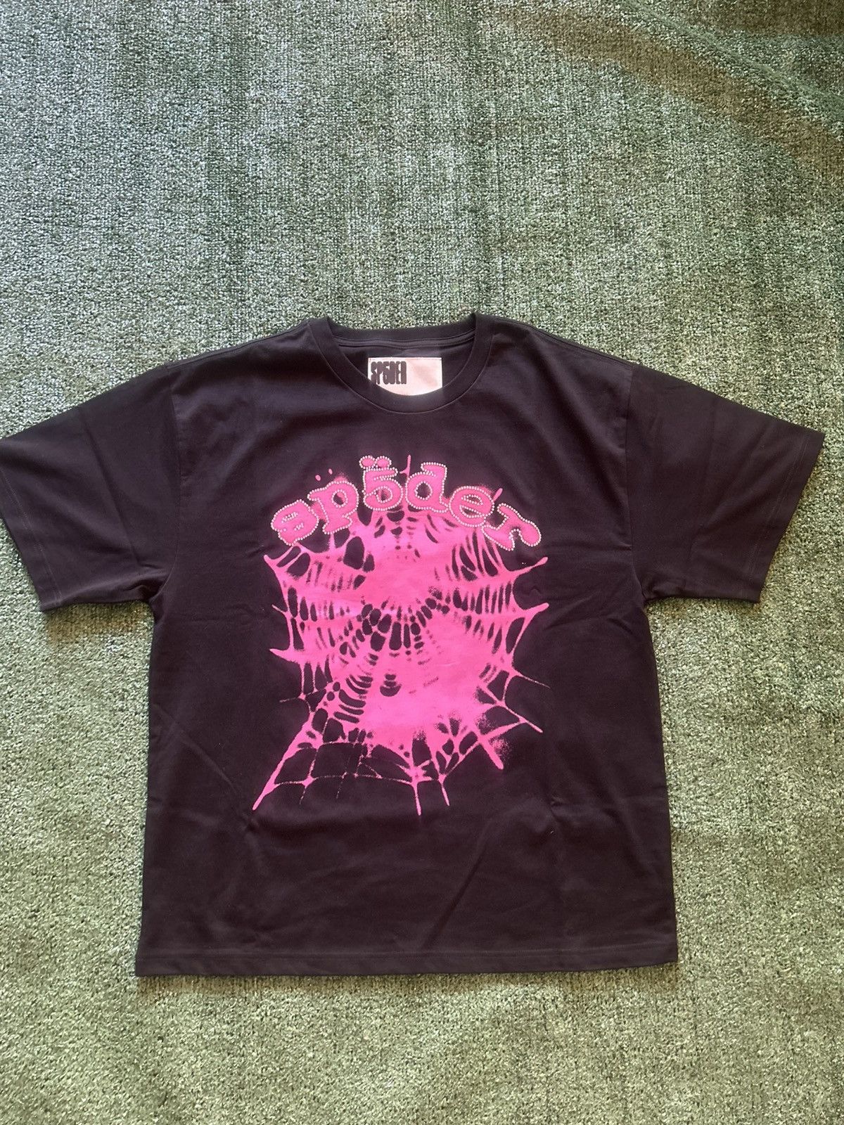 Sp5der SP5DER O.G WEB PINK BLURRED TEE Sz XXL BNWT Size US XXL / EU 58 / 5 - 1 Thumbnail