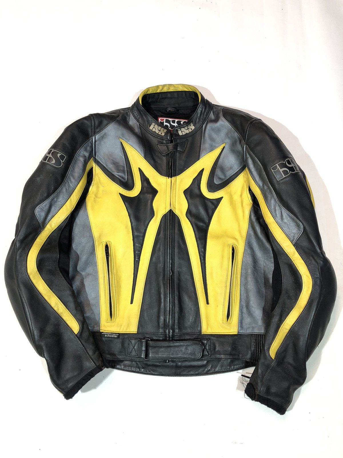 Dainese × Honda × Yamaha IXS Motorcycle leather jacket Racing vintage Size US M / EU 48-50 / 2 - 5 Thumbnail