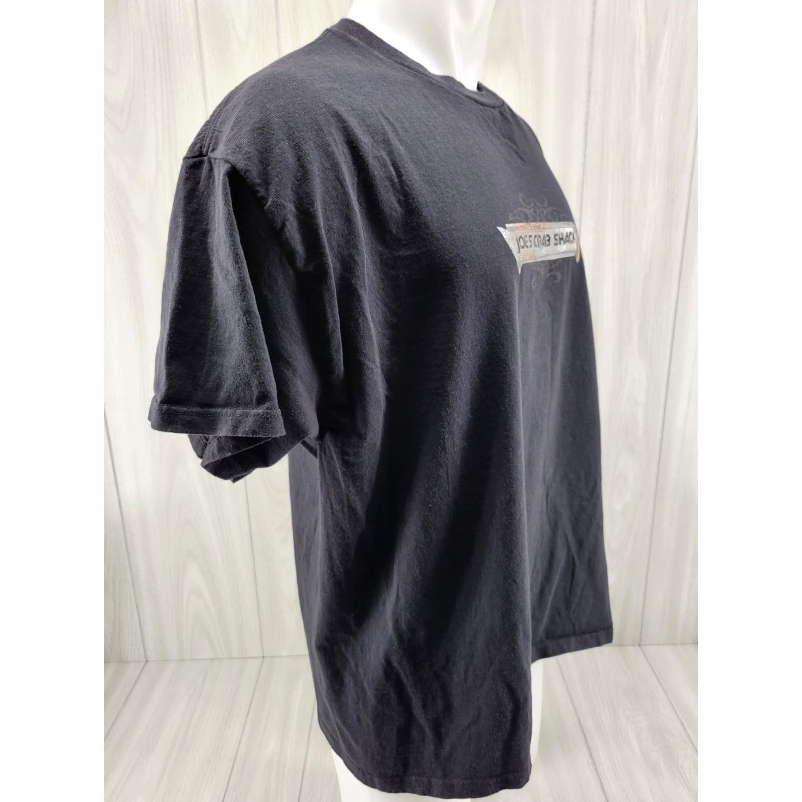 Logo 7 VINTAGE Joes Stuff Shirt Black Mens Logo Short Sleeve Crab Shack Size XL Size US XL / EU 56 / 4 - 4 Thumbnail