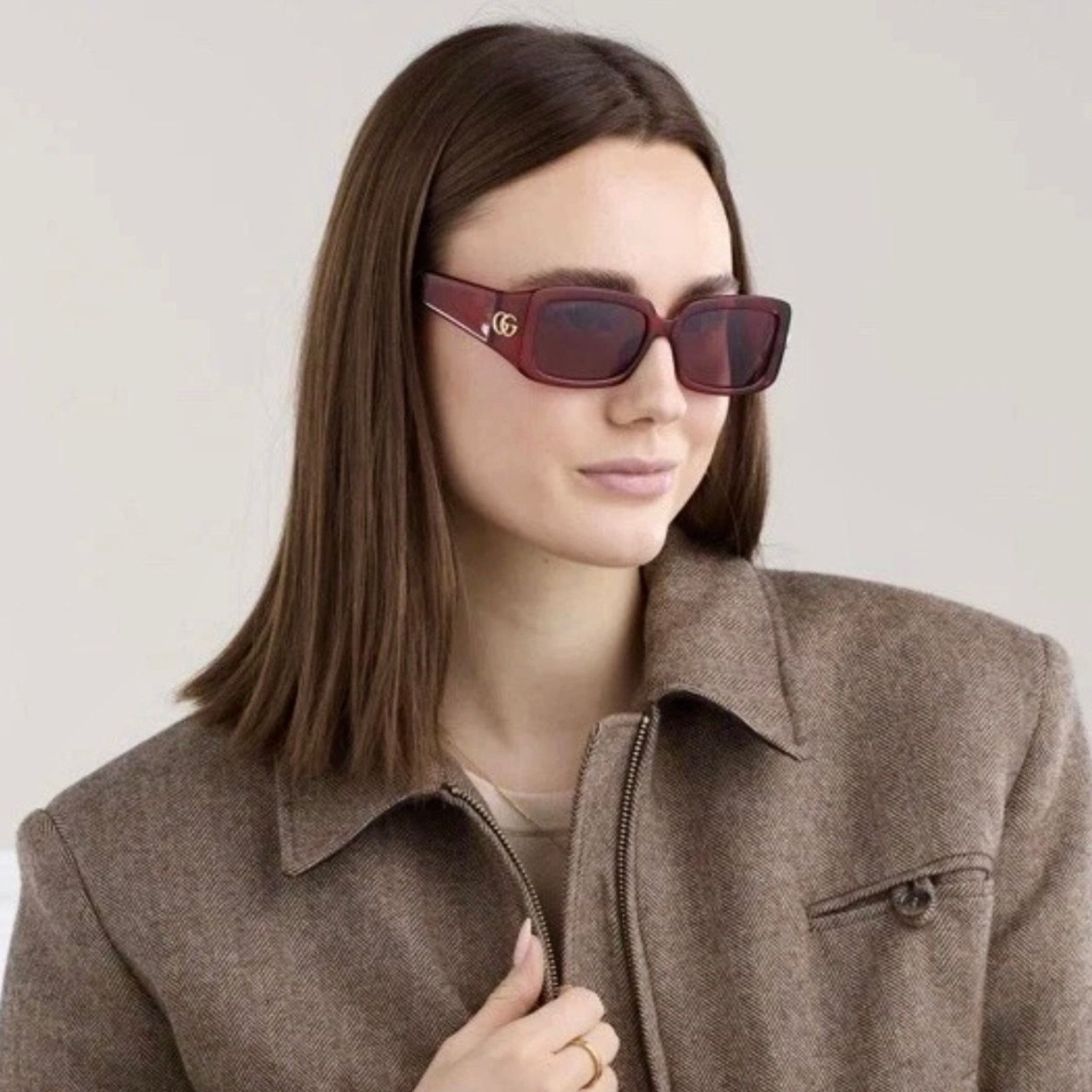 Gucci New, GUCCI Sunglasses GG1403SK 003 Authentic Size ONE SIZE - 3 Thumbnail