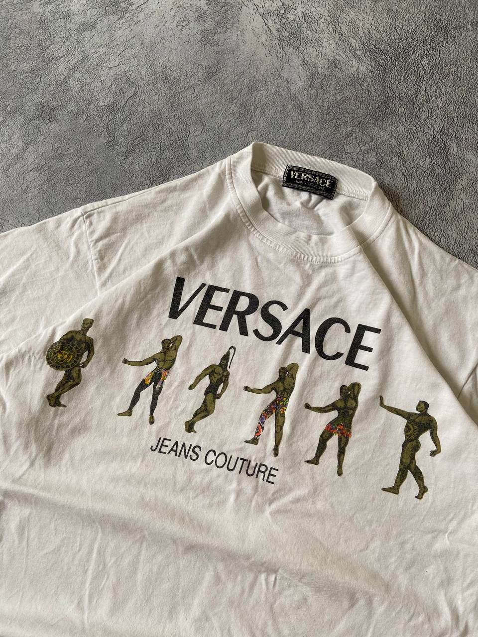 Versace Versace Vintage Jeans Couture 90s Athletic Statue White Size US L / EU 52-54 / 3 - 4 Thumbnail